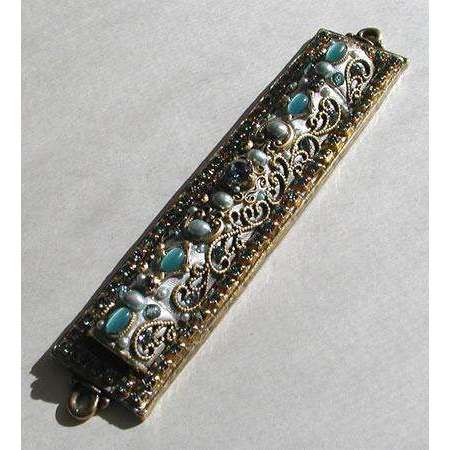 Michal Golan Cat’s Eye, Crystal & Pearl Mezuzah、mySite、topwebapps