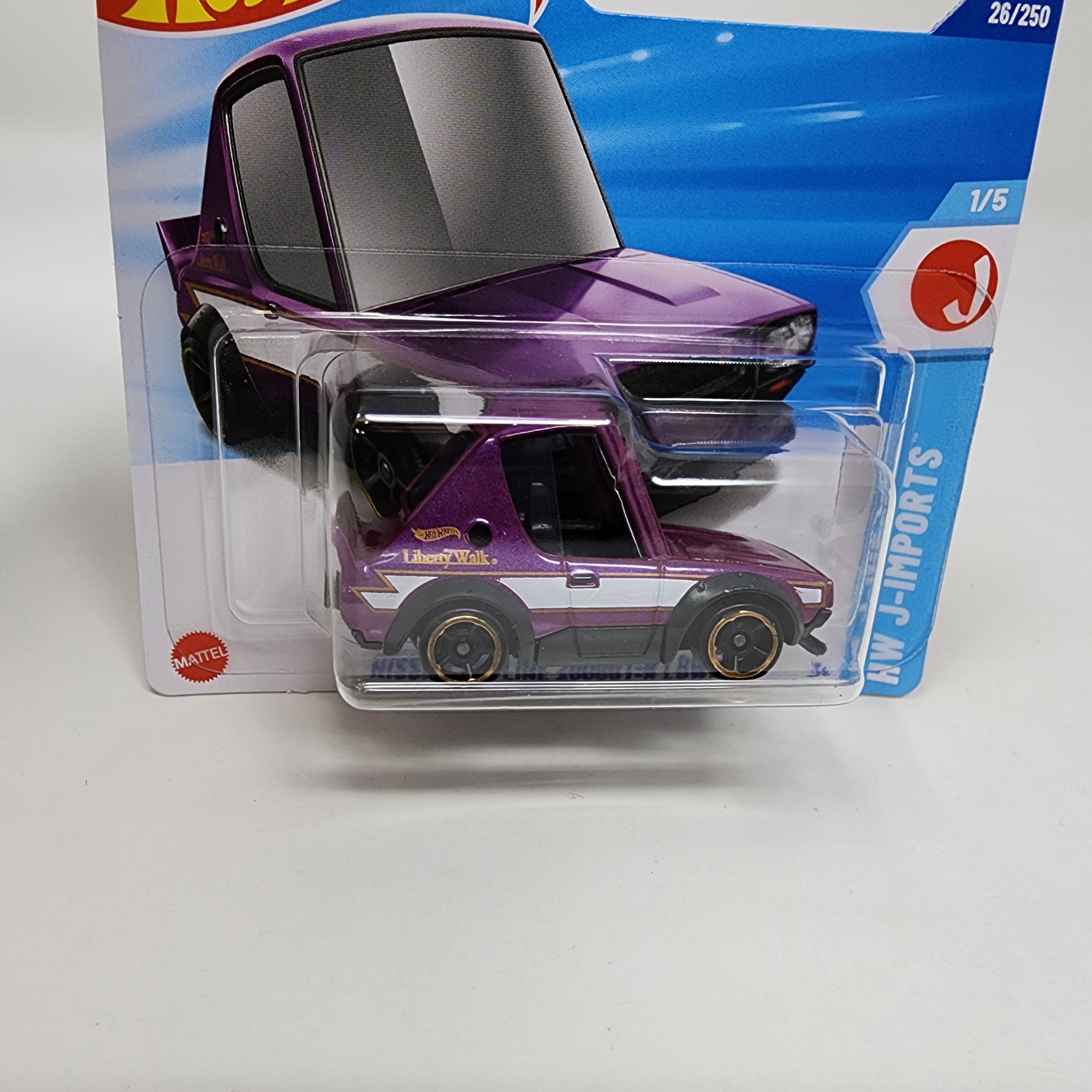 Nissan Skyline 2000GT-LBWK #26 * Purple * 2025 Hot Wheels Short Card Case B、mySite、hgirdovlk