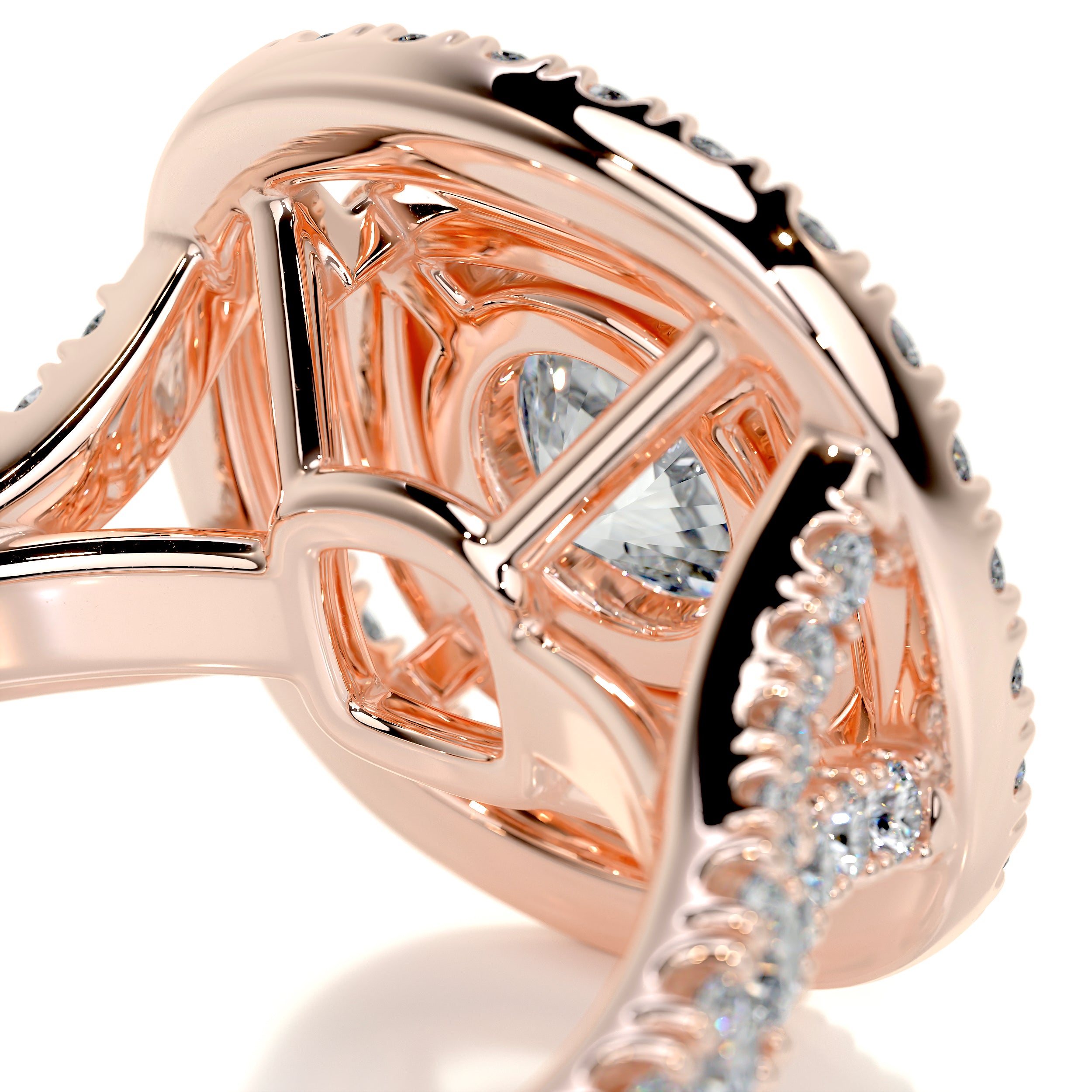 Natalie Diamond Engagement Ring -14K Rose Gold、mySite、hinf8tx79