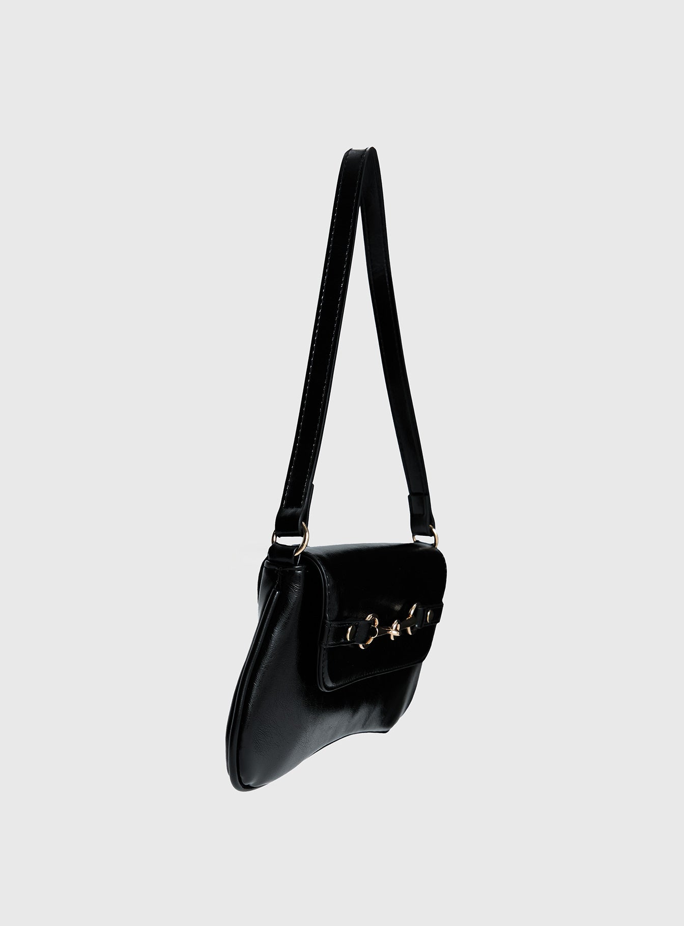 Pulse Shoulder Bag Black / Gold、mySite、solidvoid