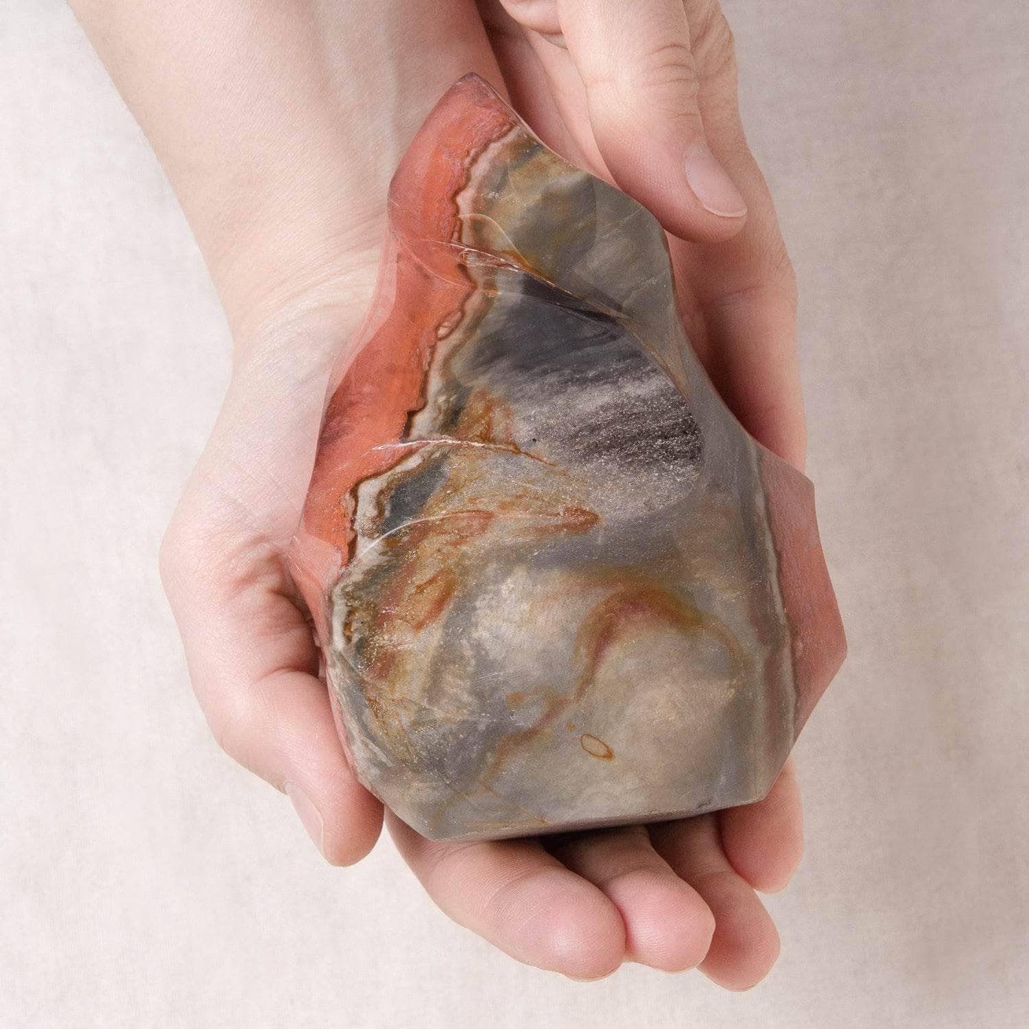 Polychrome (Desert Magic) Jasper Freeform Flame Crystals、mySite、hinf8tx79