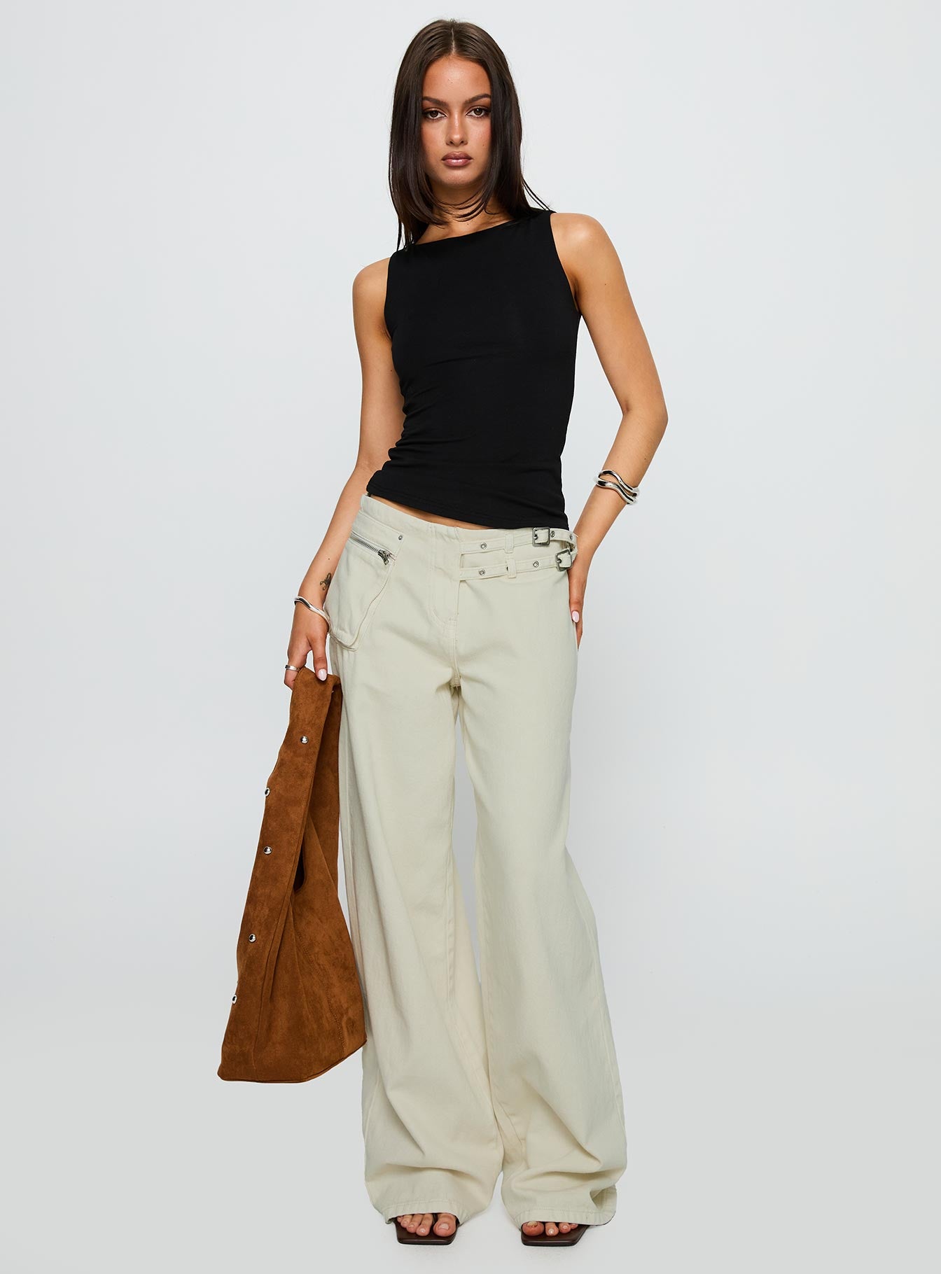 Lose Your Number High Neck Top Black、mySite、solidvoid