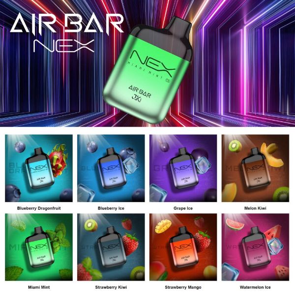 Air Bar NEX 6500 Puffs Disposable Vape 10 Pack 15mL、mySite、zt4zffjzw
