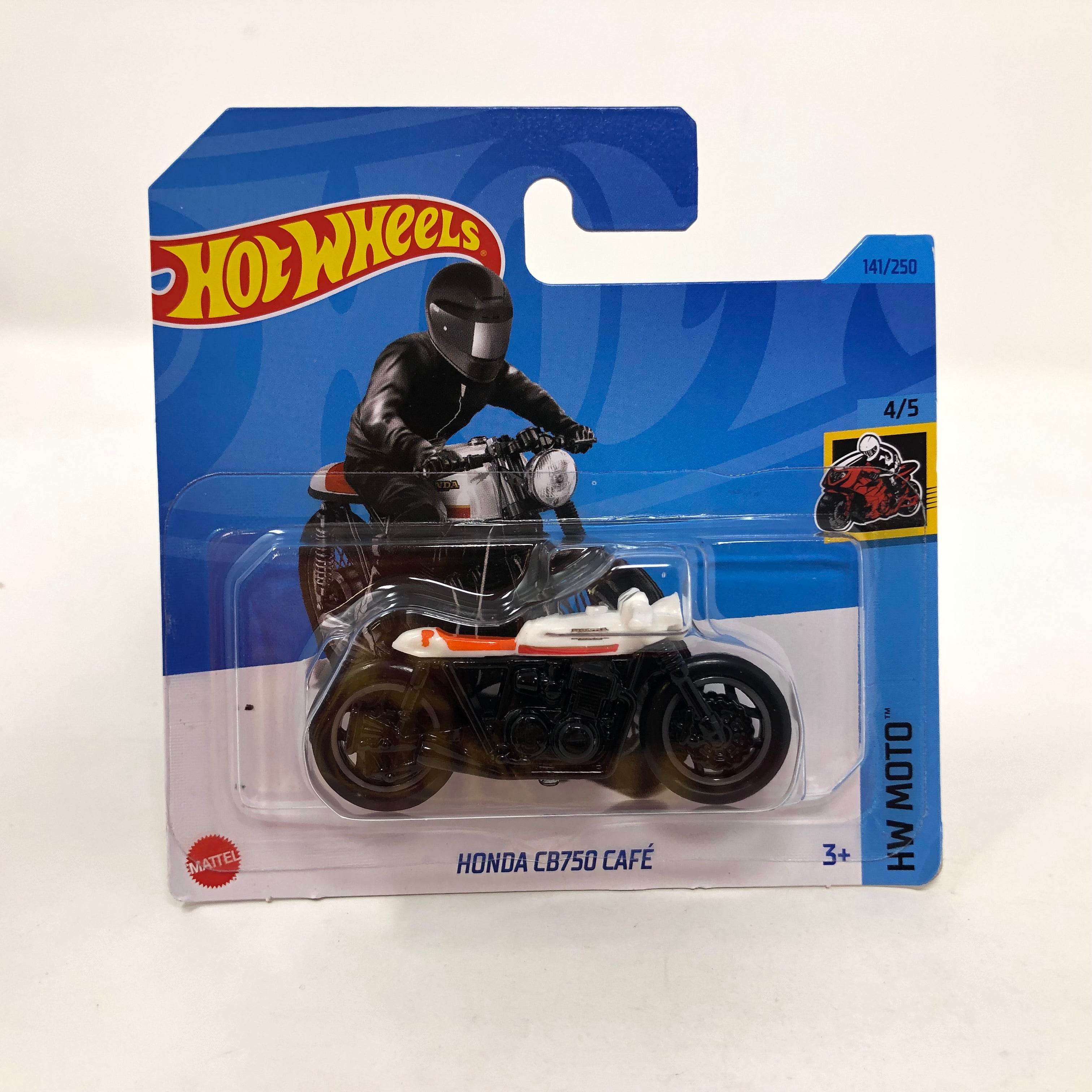 Honda CB750 Cafe #141 * White * 2023 Hot Wheels Short Card Case P、mySite、hgirdovlk