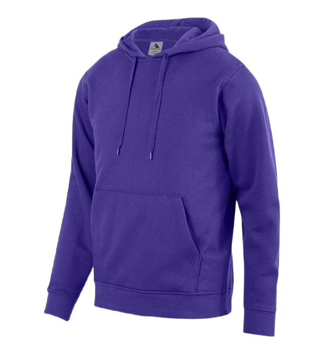 Augusta Youth 60/40 Fleece Hoody - Purple、mySite、noshort