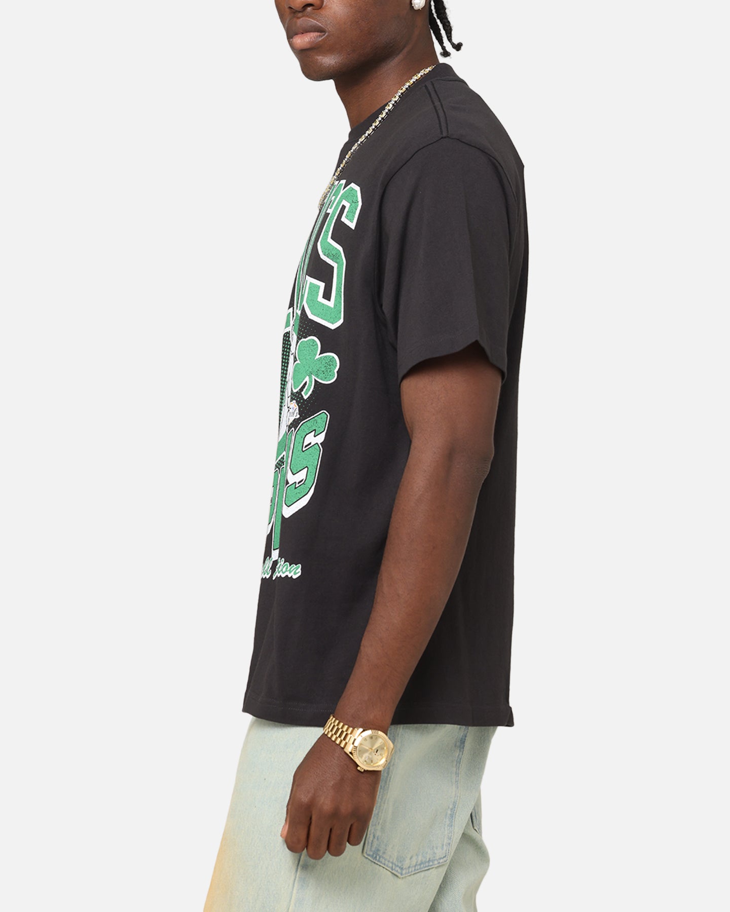 Mitchell & Ness Boston Celtics Champions 'Luck of the Irish' T-Shirt Faded Black、mySite、zt4zffjzw