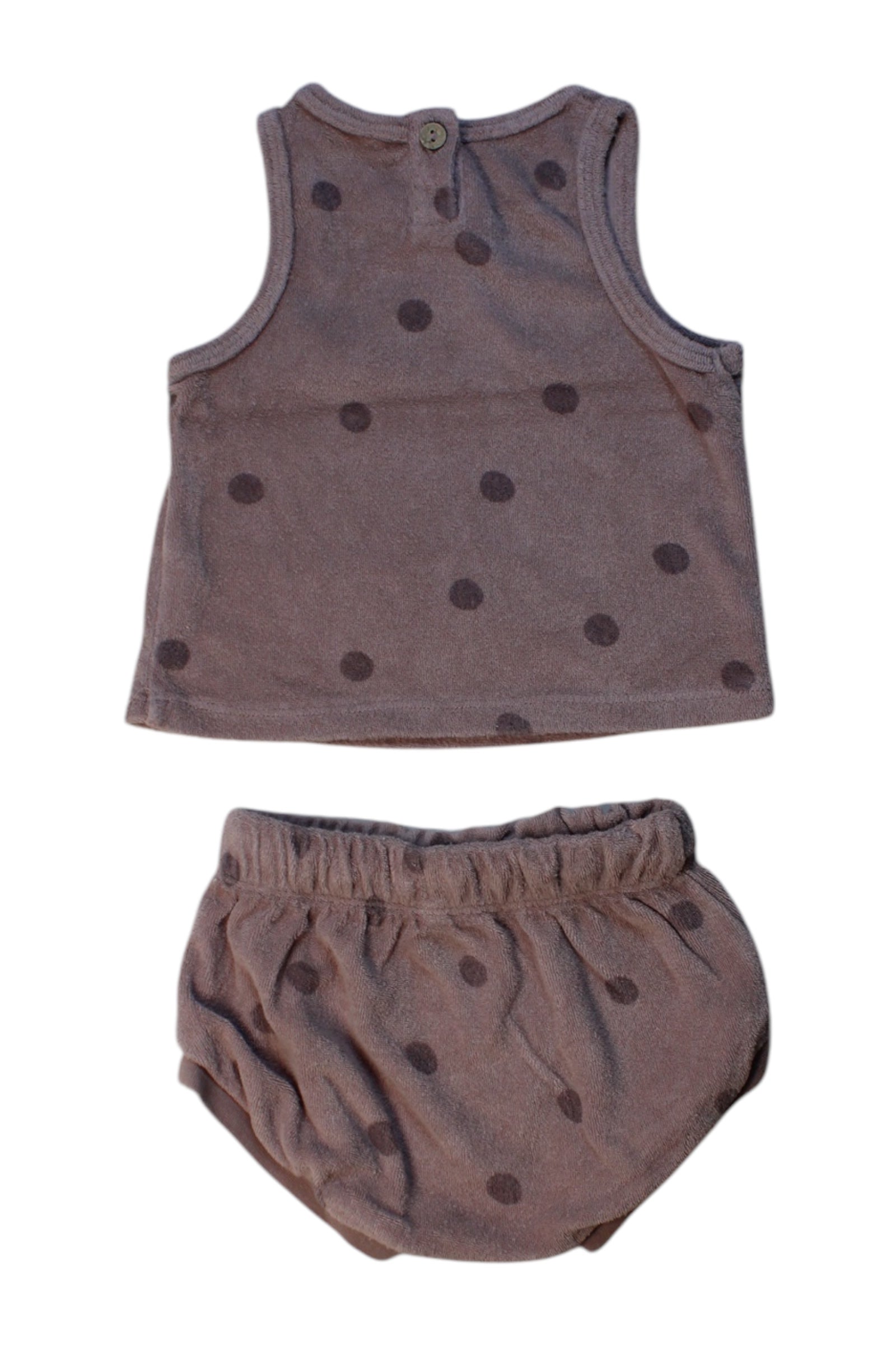 Quincy Mae Polka Dot Tank Top And Bloomer Shorts Set 3-6M、mySite、g9winljtr