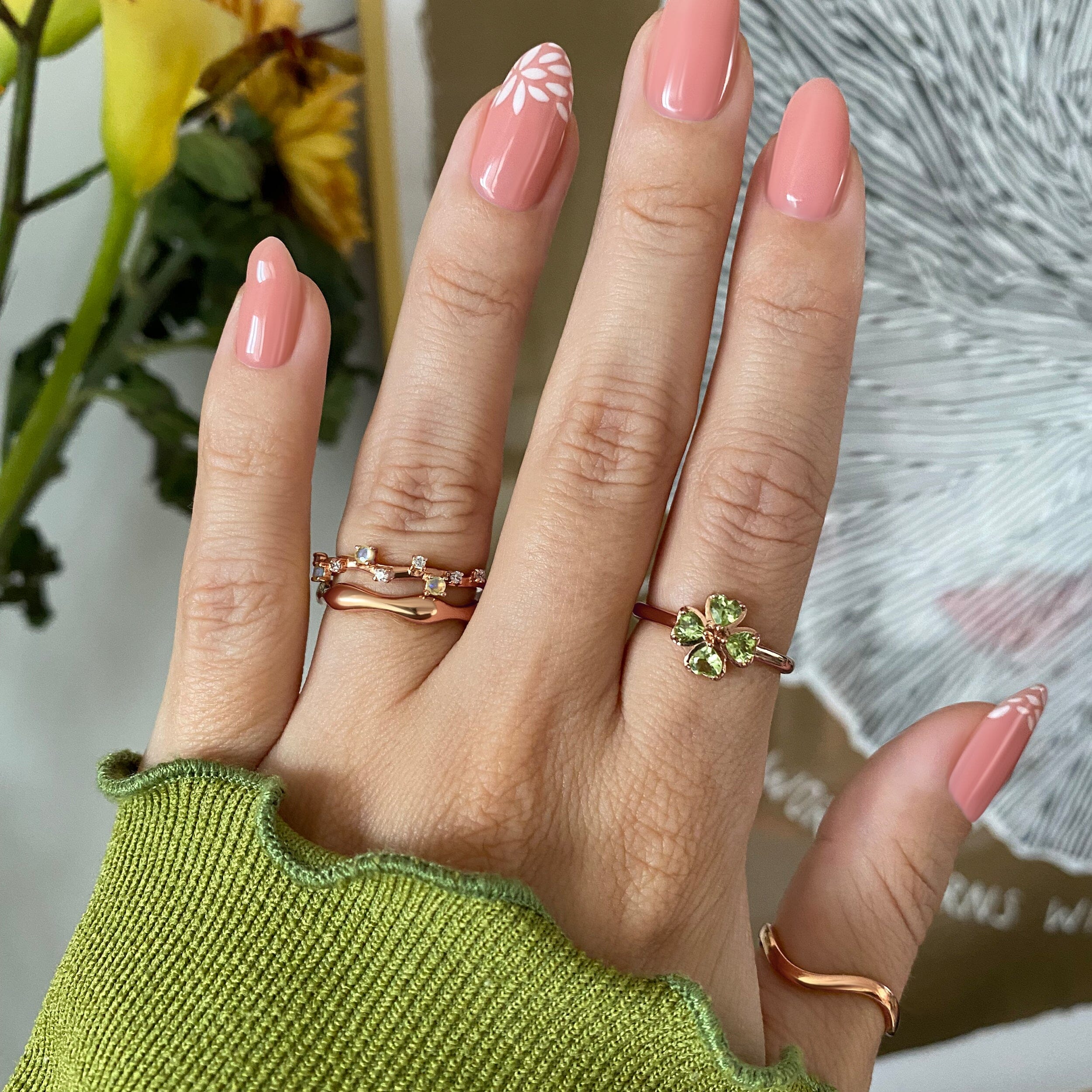 Shamrock Ring - Peridot、mySite、hinf8tx79