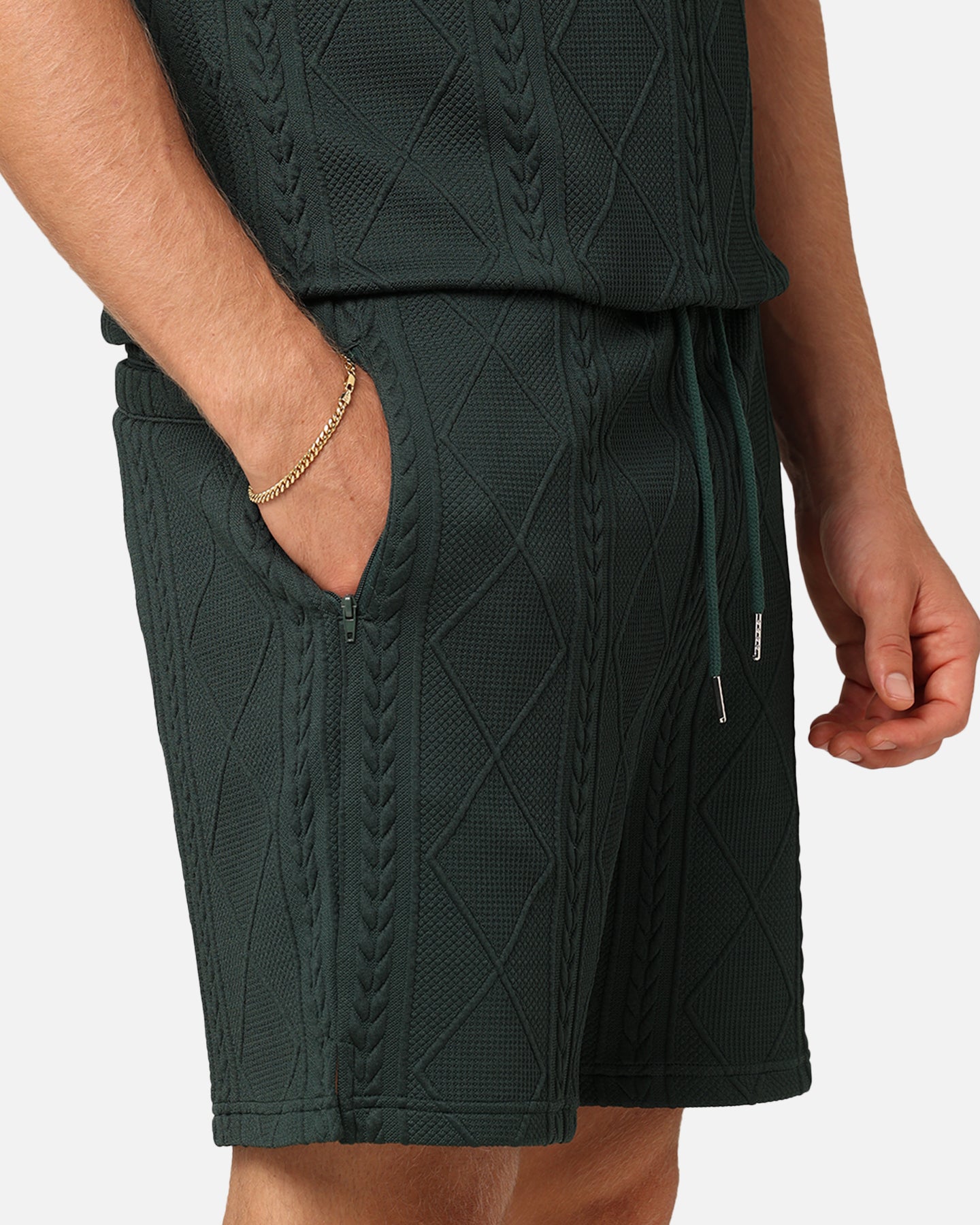 XXIII Danny Knit Shorts Deep Green、mySite、zt4zffjzw