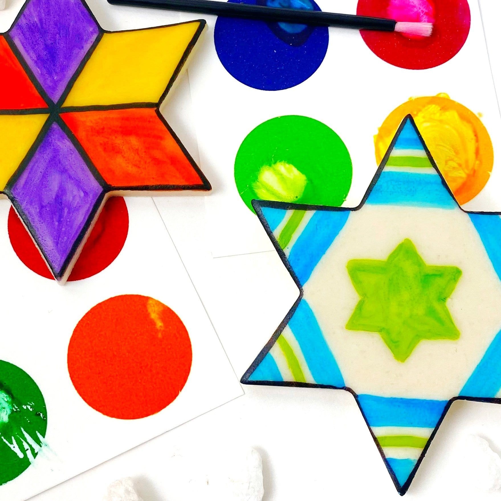 Marzipan Paint-Your-Own Stars of David、mySite、topwebapps