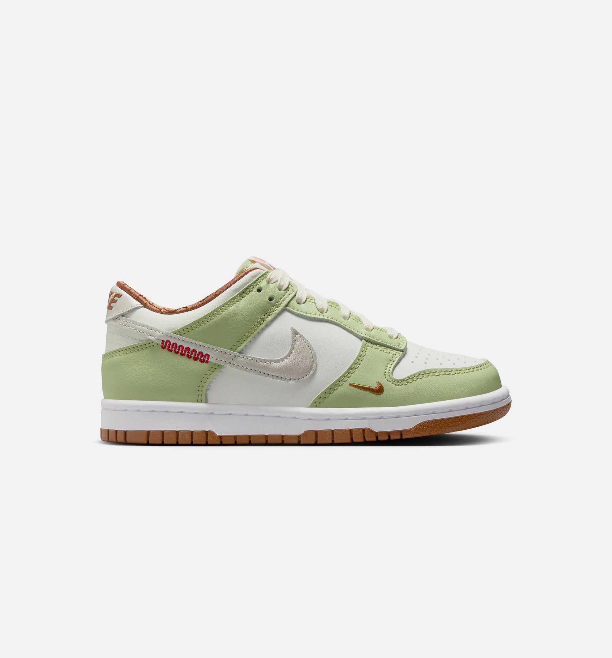 Dunk Low Grade School Lifestyle Shoe - Sail/Light Bone/White/Olive Aura、mySite、dreamappss