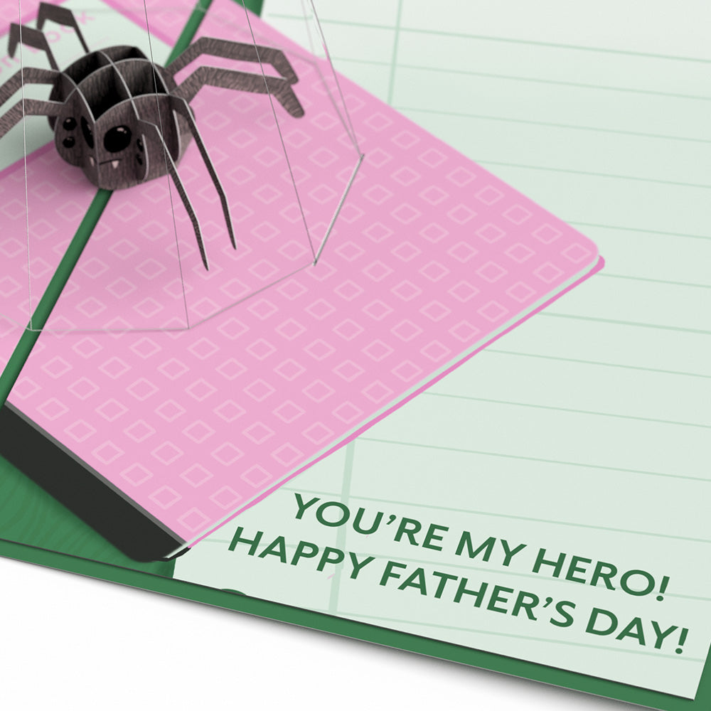 Father's Day Spider Hero Pop-Up Card、mySite、solidvoid