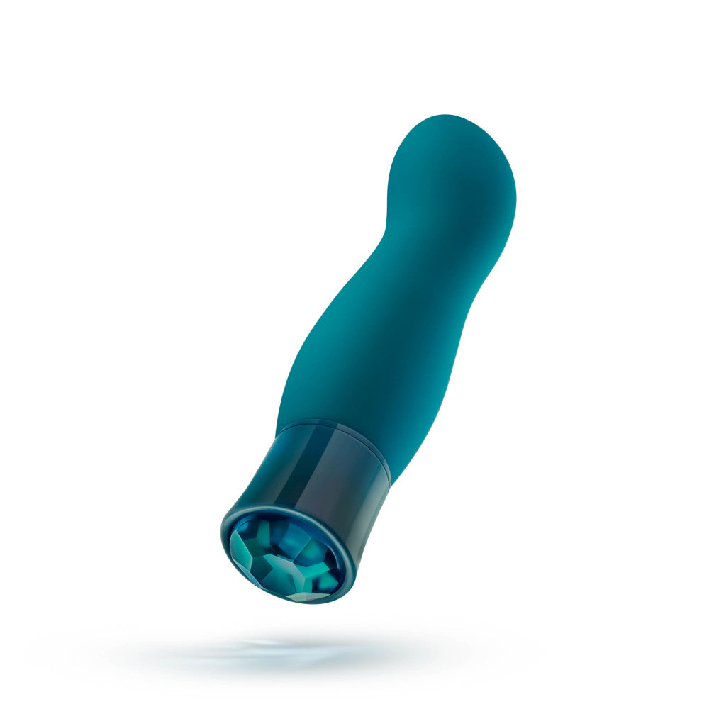 Oh My Gem By Blush® | Fierce: 5.5 Inch Warming G Spot Stimulation Vibrator in Topaz with Powerful RumboTech™ Technology、mySite、bottomscart