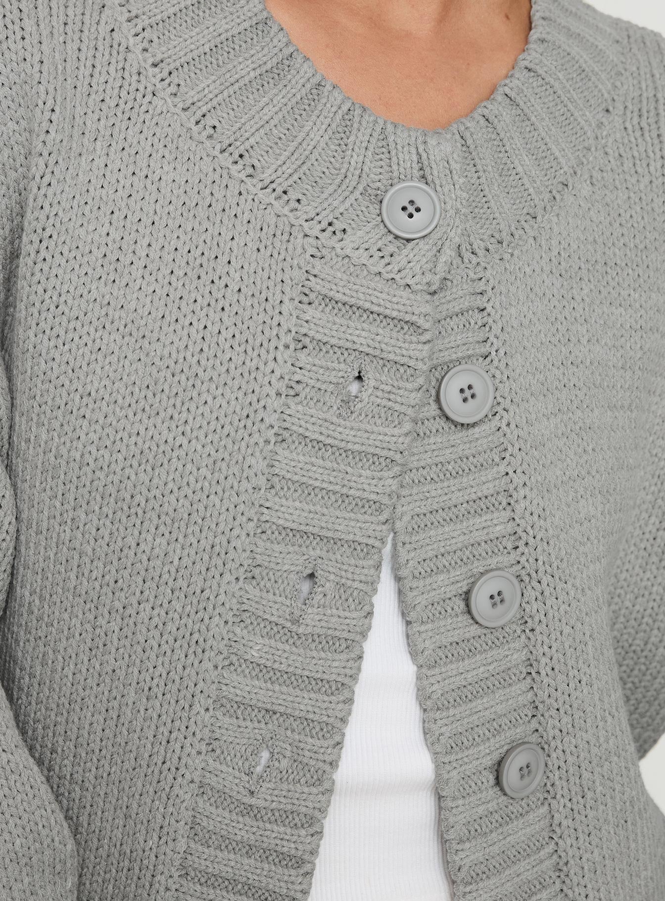 Edern Cardigan Grey、mySite、solidvoid