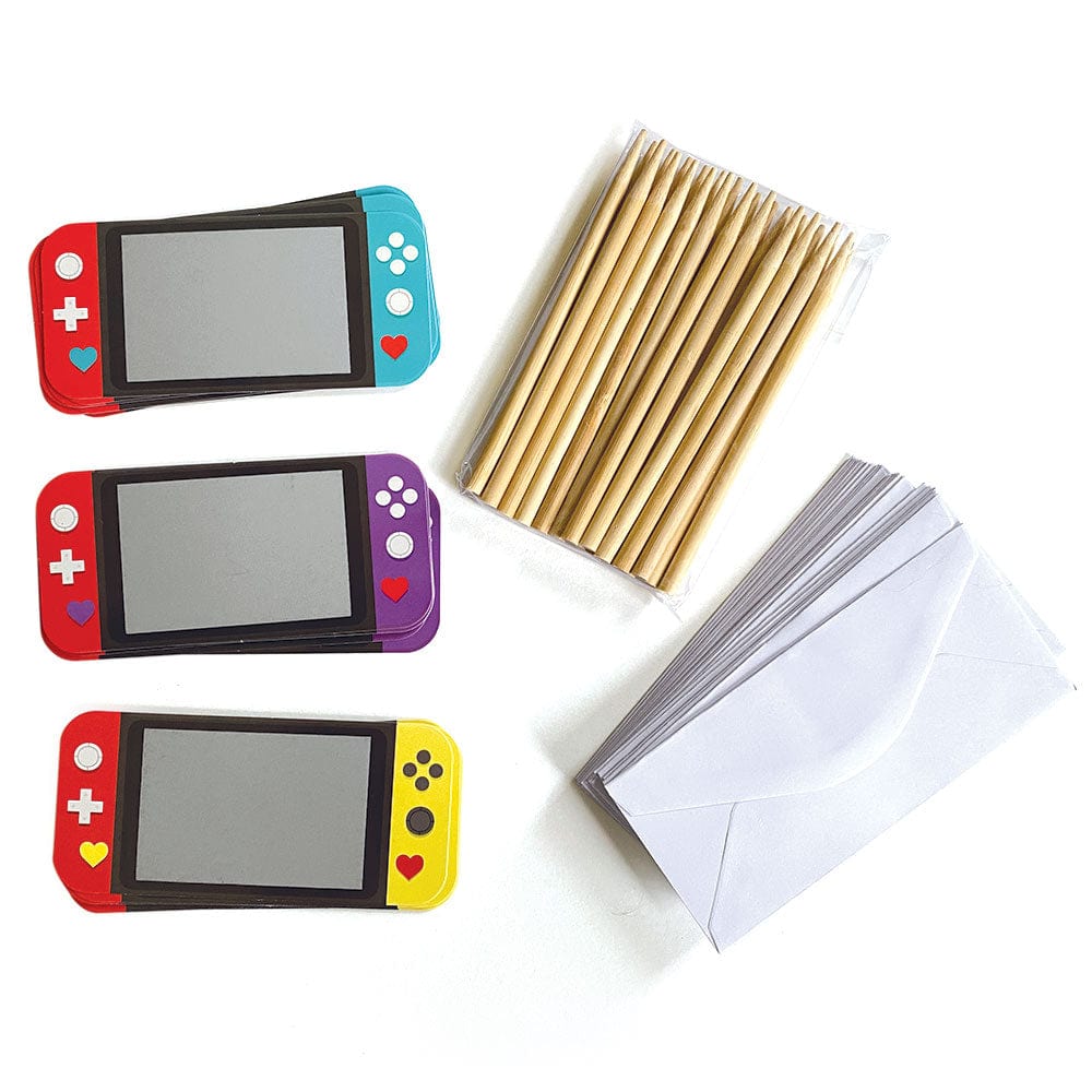  Valentine Cards Set - Video Game Scratch Offs、mySite、ghnorth