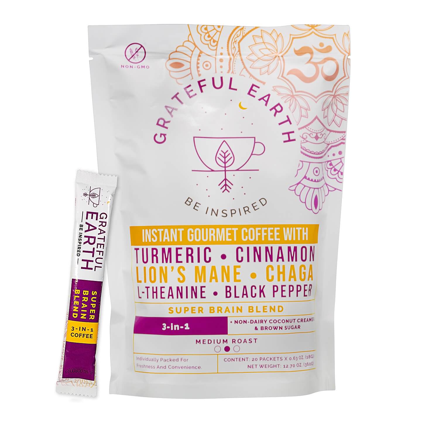 Medium Roast Mushroom Coffee | Super Brain Blend | 6 Nootropics、mySite、gigharbornorthrealestate