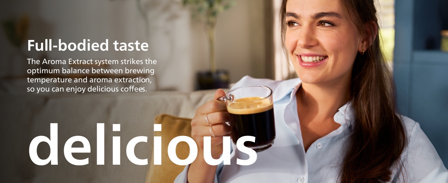 Coffee delicious full-bodied taste aroma extract system