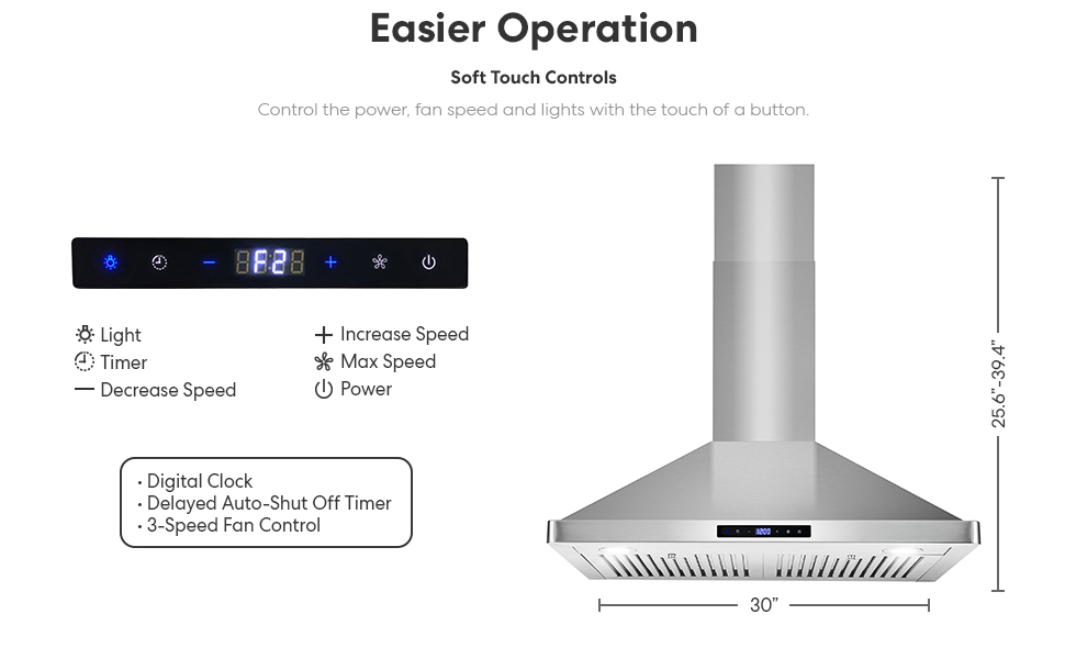 range hood, wall mount range hood, wall range hood, cosmo, cosmo range hood, 63175S
