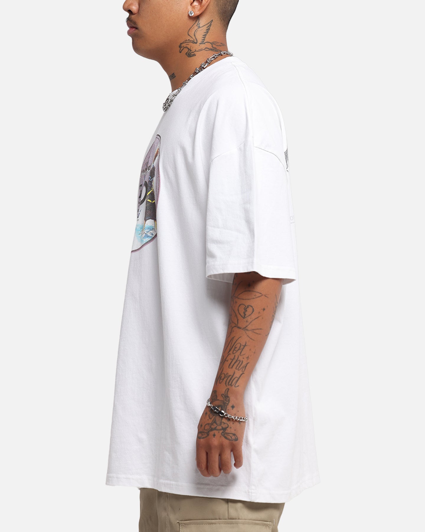 Goat Crew Disney Kingdom Hearts Disc Heavy T-Shirt White、mySite、zt4zffjzw