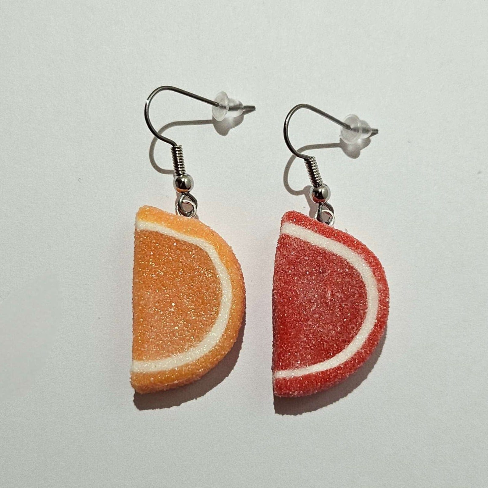Passover Mismatch Jelly Fruit Slice Candy Earrings、mySite、topwebapps