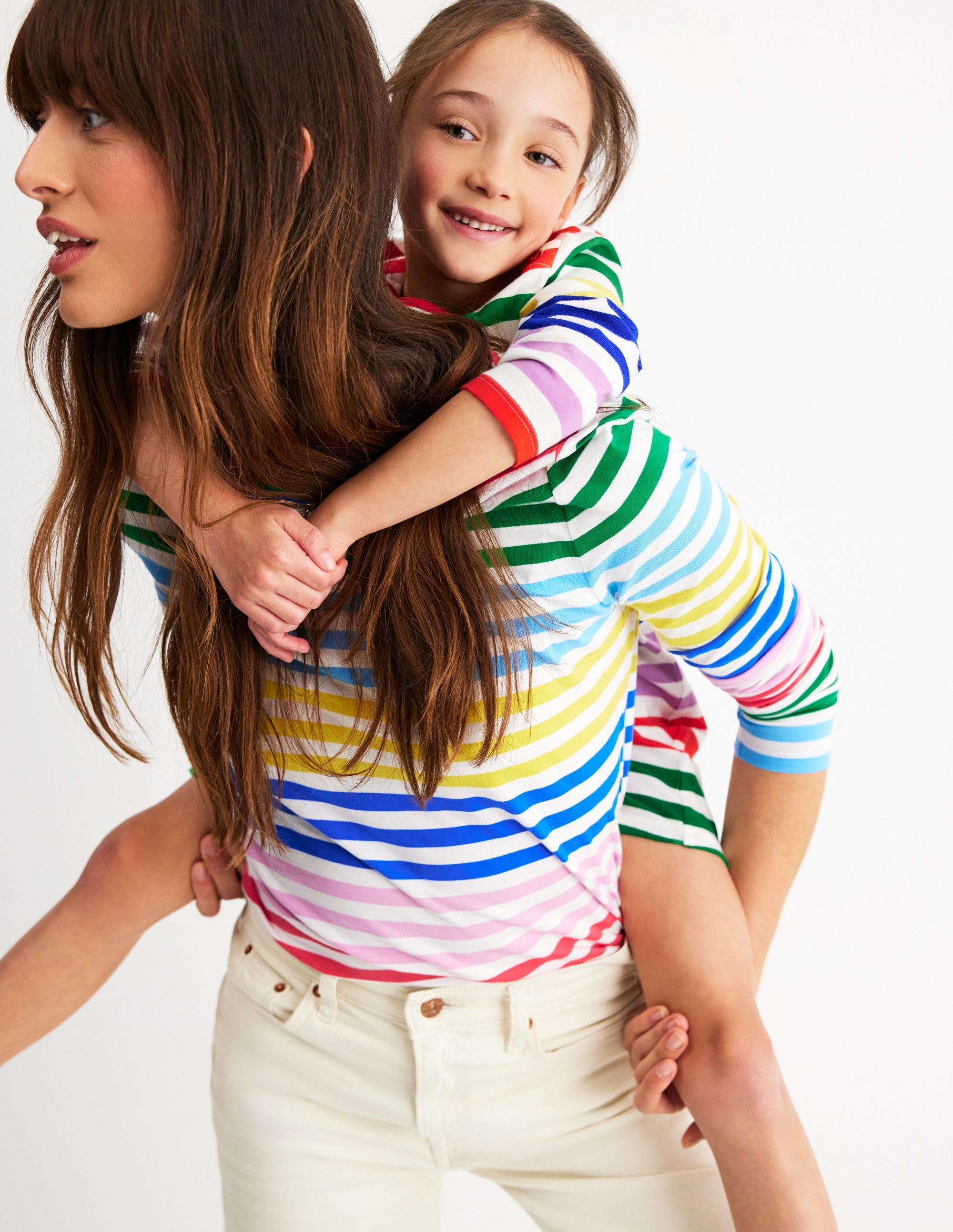  Ella Long Sleeve Breton-Banded Rainbow Stripe、mySite、ashleygrahame