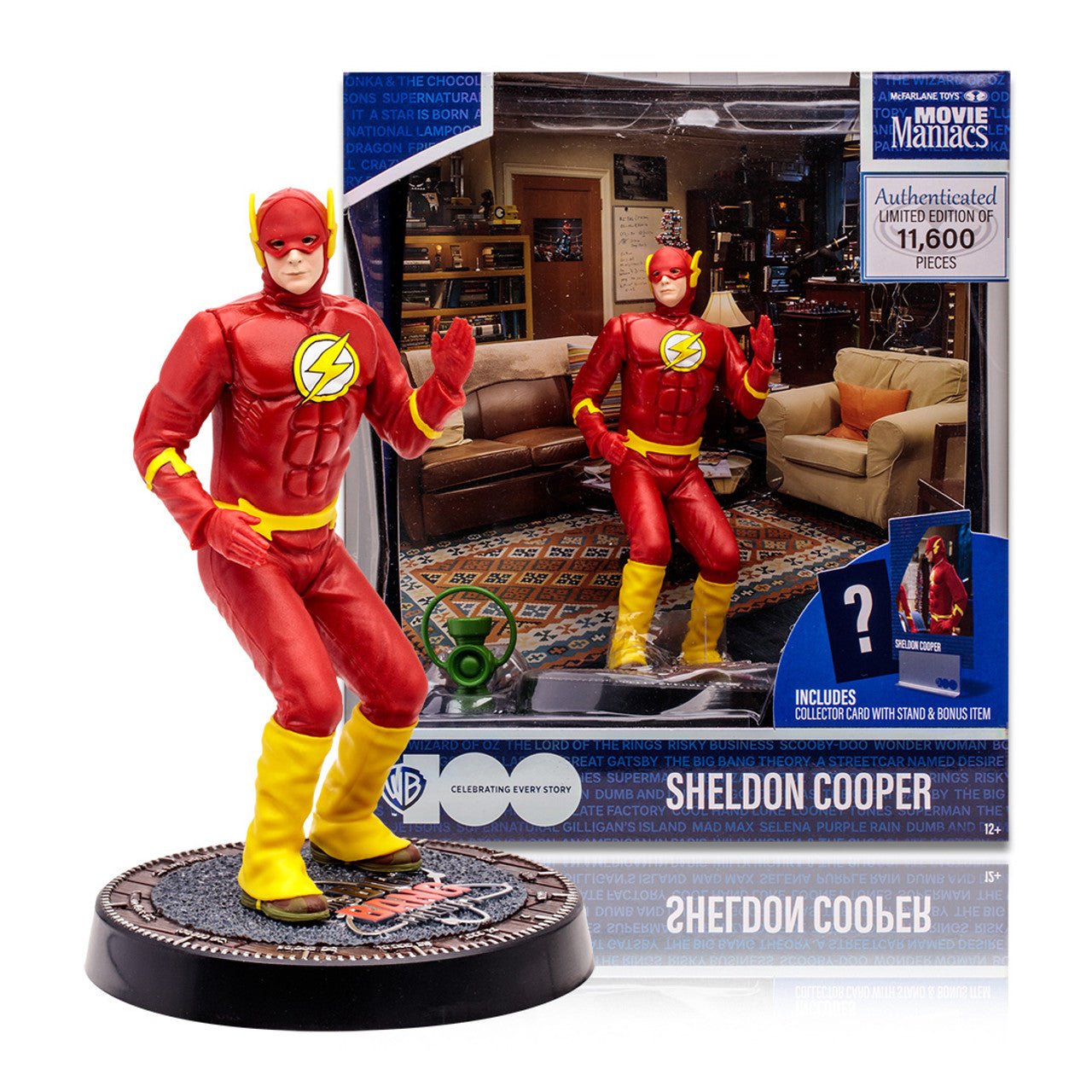 McFarlane Movie Maniacs WB 100: Sheldon Cooper as The Flash (Big Bang Theory)、mySite、hgirdovlk