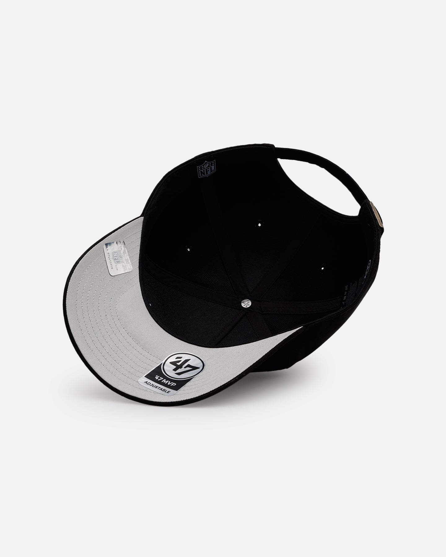 47 Brand Los Angeles Rams 'Ultrasuede' 47 MVP Strapback Black/White、mySite、zt4zffjzw