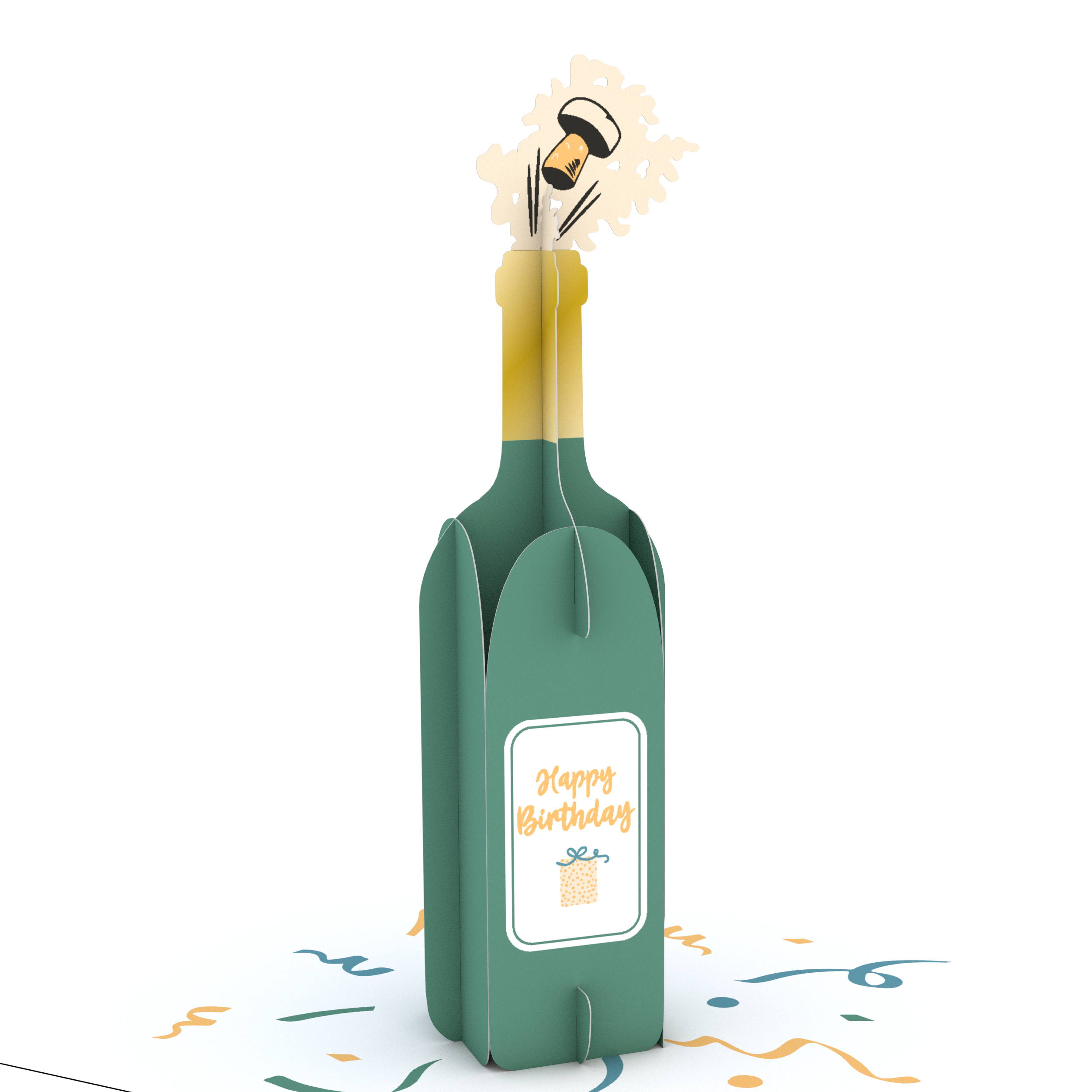 Happy Birthday Cheers: Paperpop® Card、mySite、solidvoid