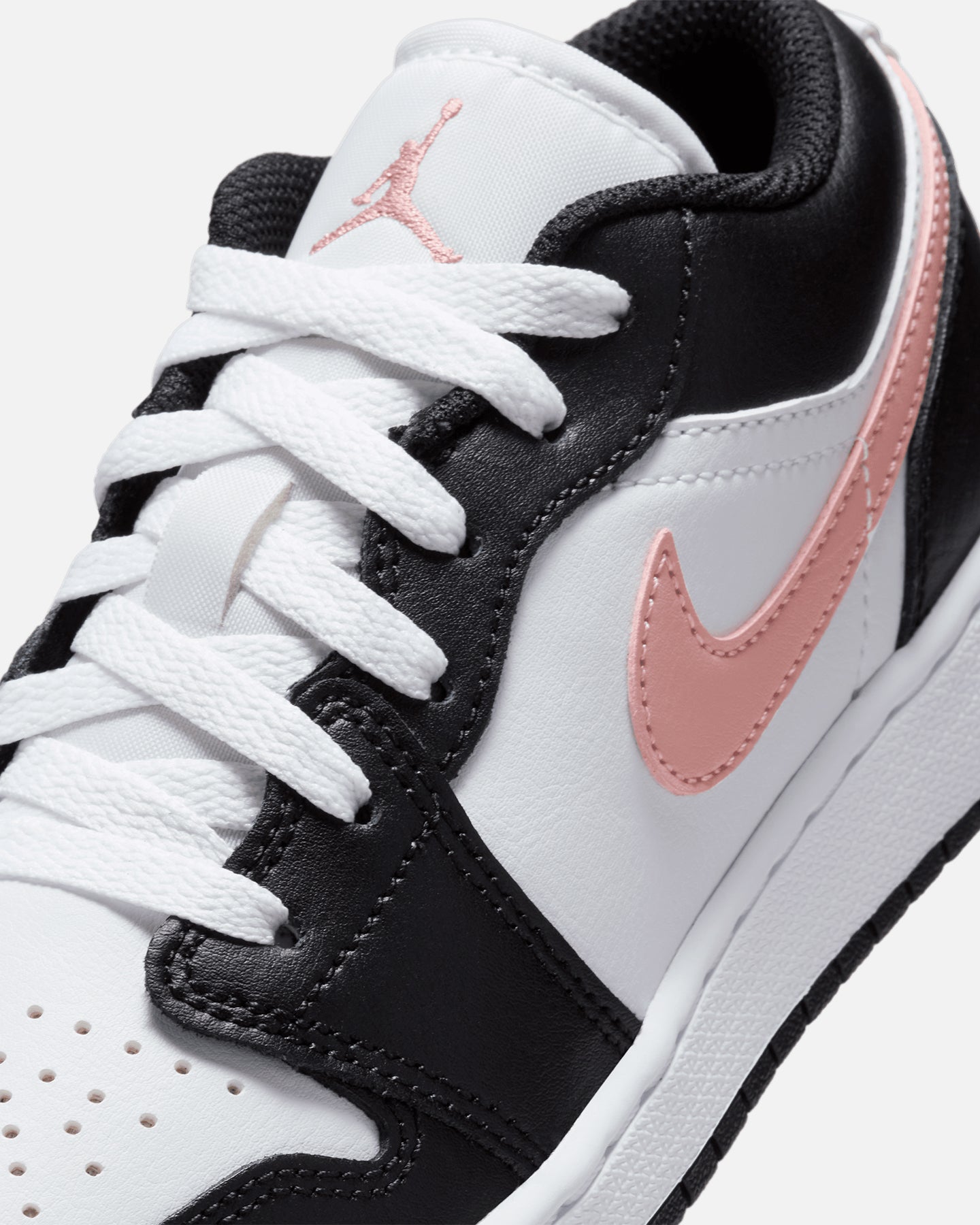 Jordan Kids' Air Jordan 1 Low (GS) White/Pink、mySite、zt4zffjzw