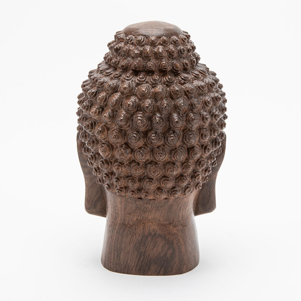 Wooden Buddha Head Statue、mySite、topwebapps