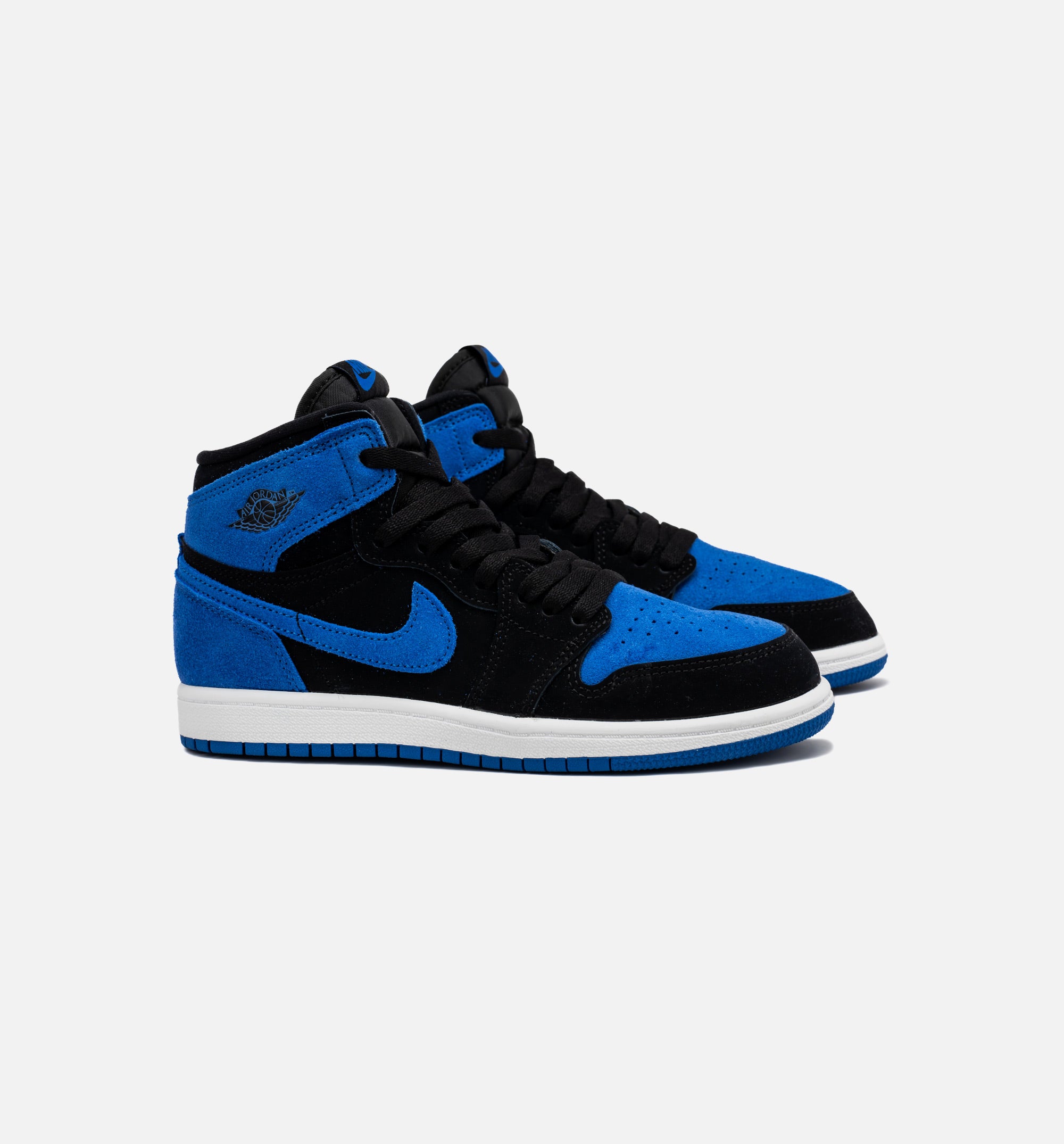 Air Jordan 1 Retro High OG Royal Reimagined Preschool Lifestyle Shoe - Black/Royal Blue/White Free Shipping、mySite、dreamappss
