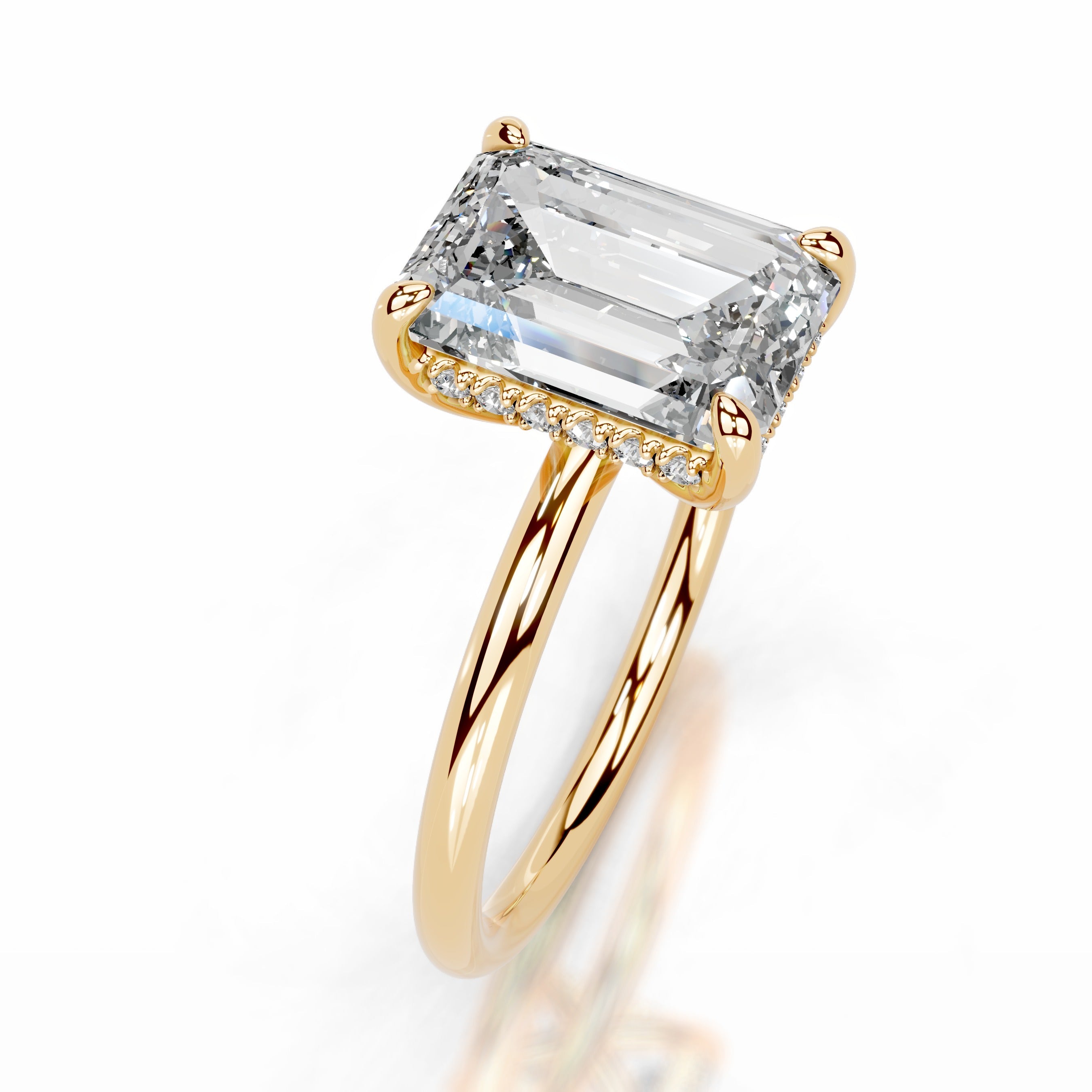 Willow Lab Grown Diamond Ring - 18K Yellow Gold (RTS)、mySite、hinf8tx79