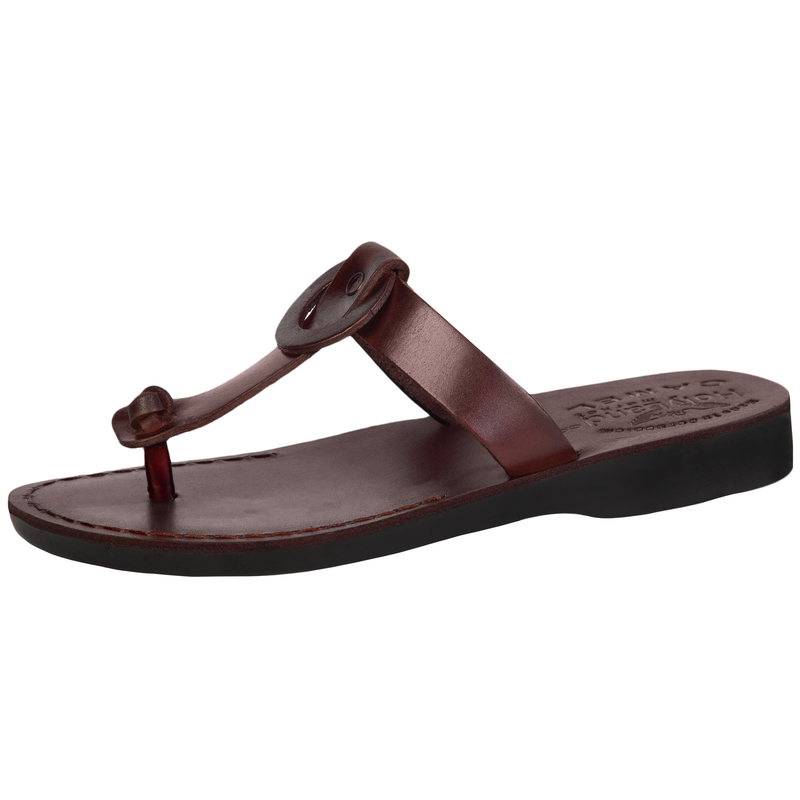  Holy Land Market Men/Women Biblical Jesus Leather Sandals/Slides From Jerusalem (Shepherd's Field IV)、mySite、elrpsem3k