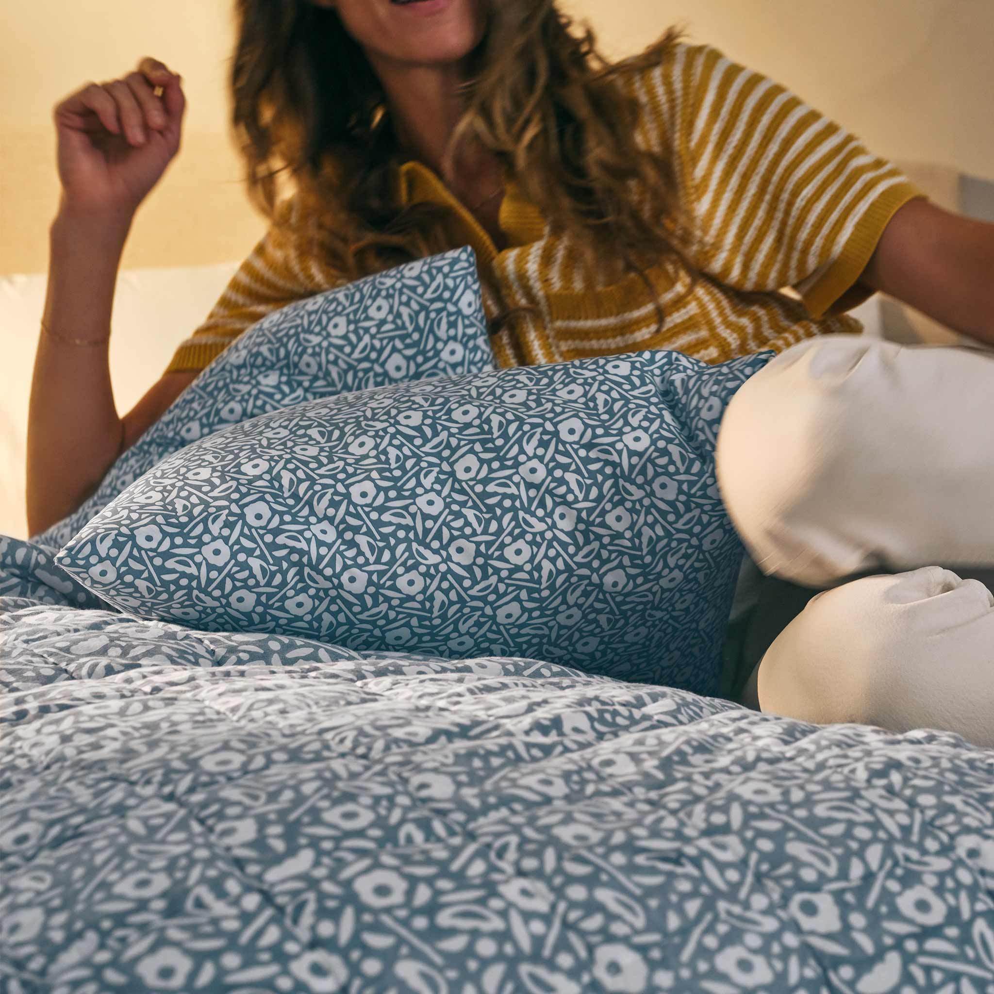  Caroline Z. Hurley Classic Percale Duvet Cover、mySite、sugarbowlscore