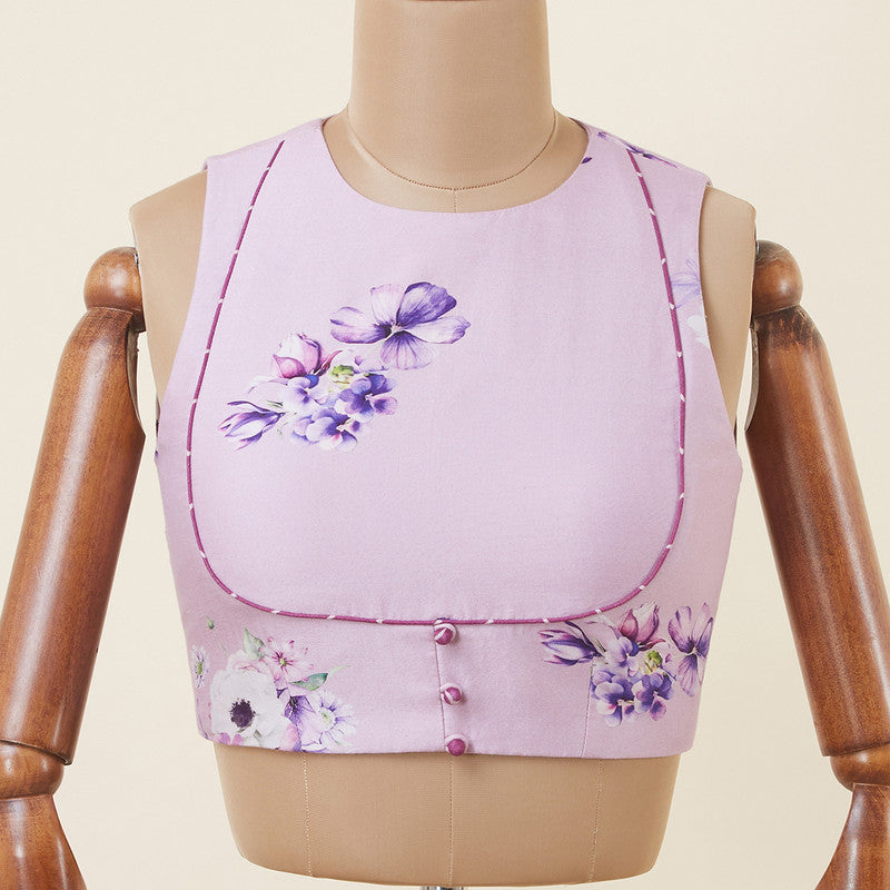 Cotton Printed Blouse | Sleeveless | White、mySite、camillekostekn