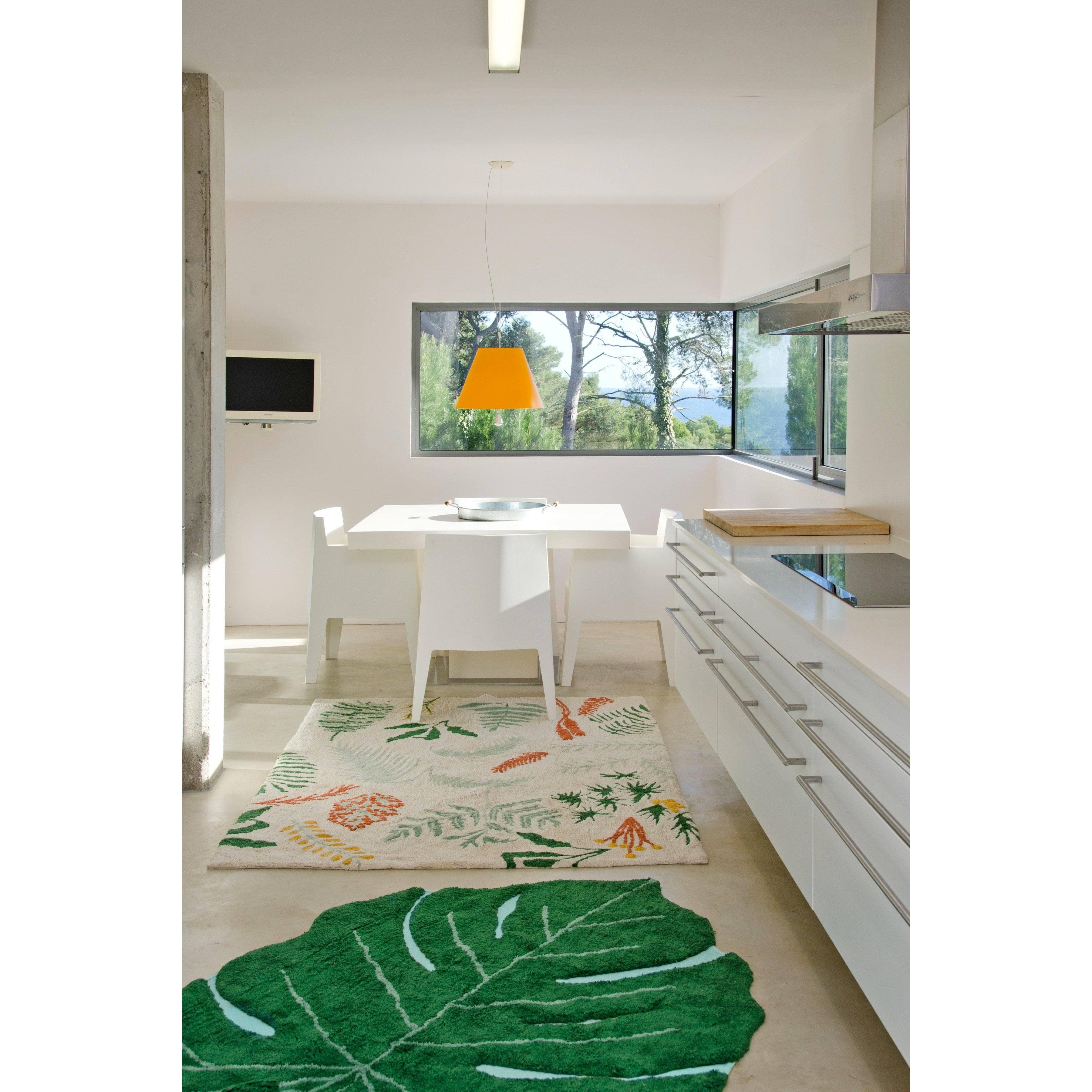 Monstera Leaf Machine Washable Area Rug、mySite、gigharbornorthrealestate