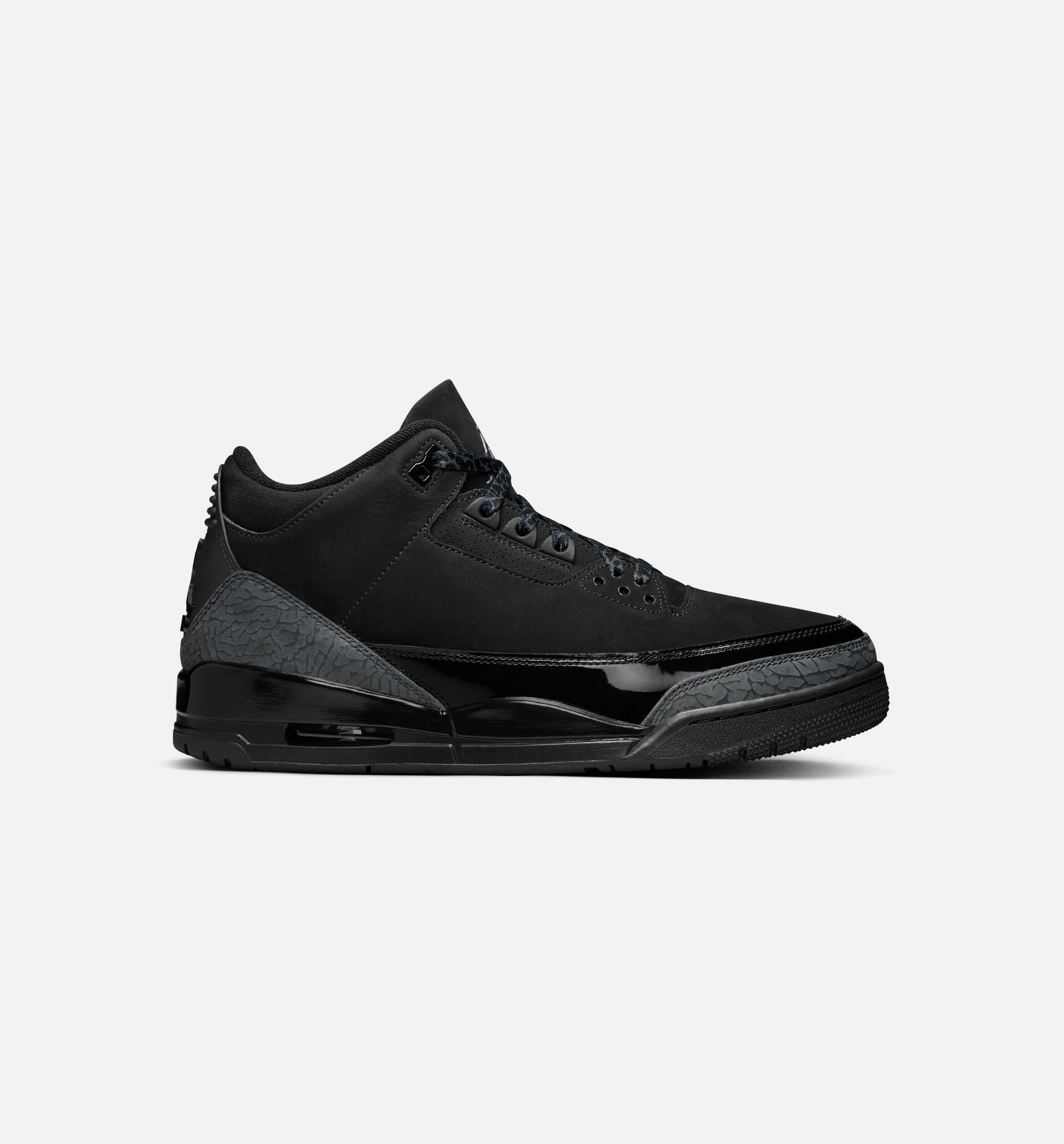 Air Jordan 3 Retro Black Cat Mens Lifestyle Shoe - Black/Dark Charcoal/Black Free Shipping、mySite、dreamappss