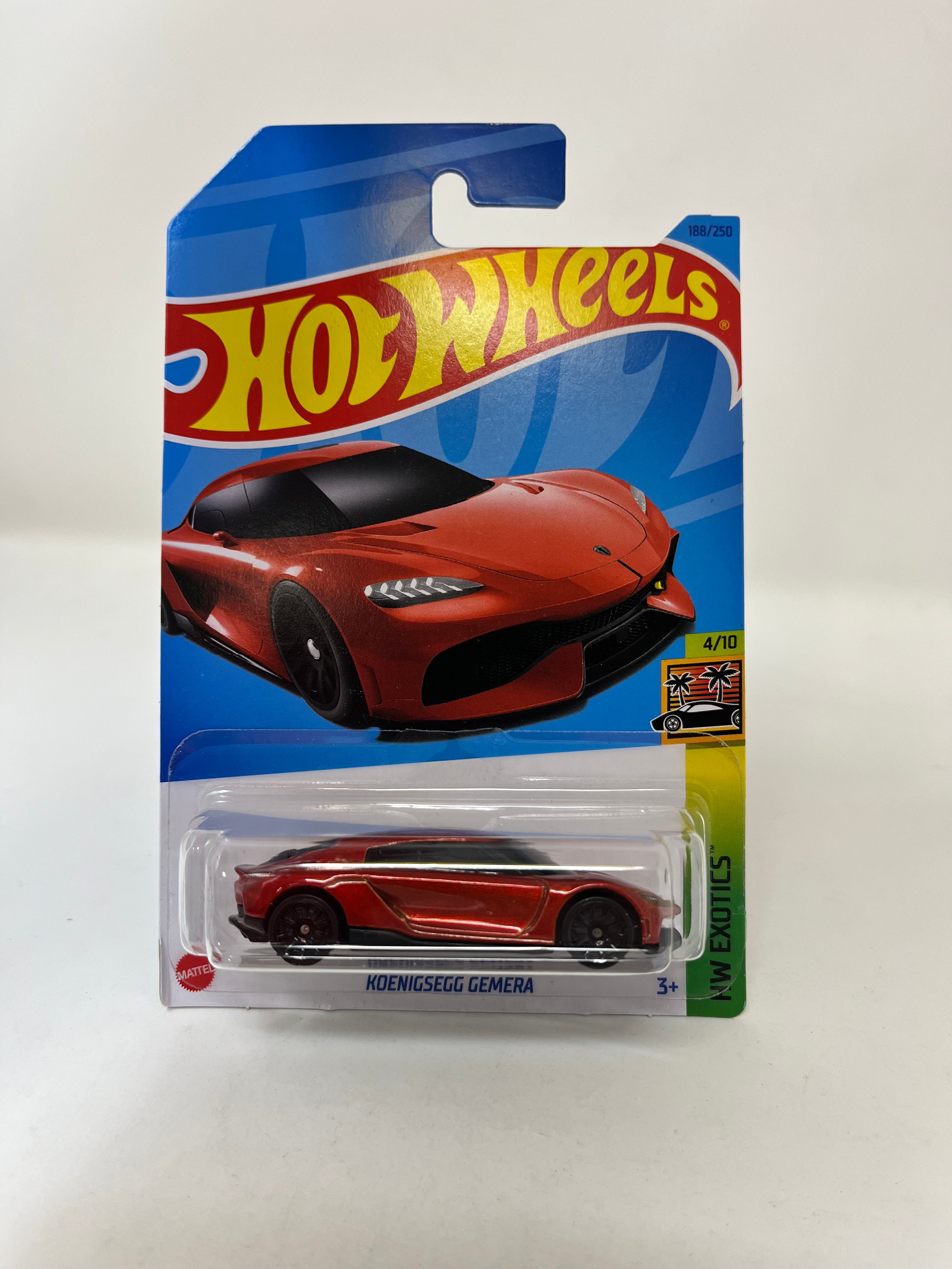 Koenigsegg Gemera #188 * Dark Orange * 2024 Hot Wheels Basic Case A、mySite、hgirdovlk