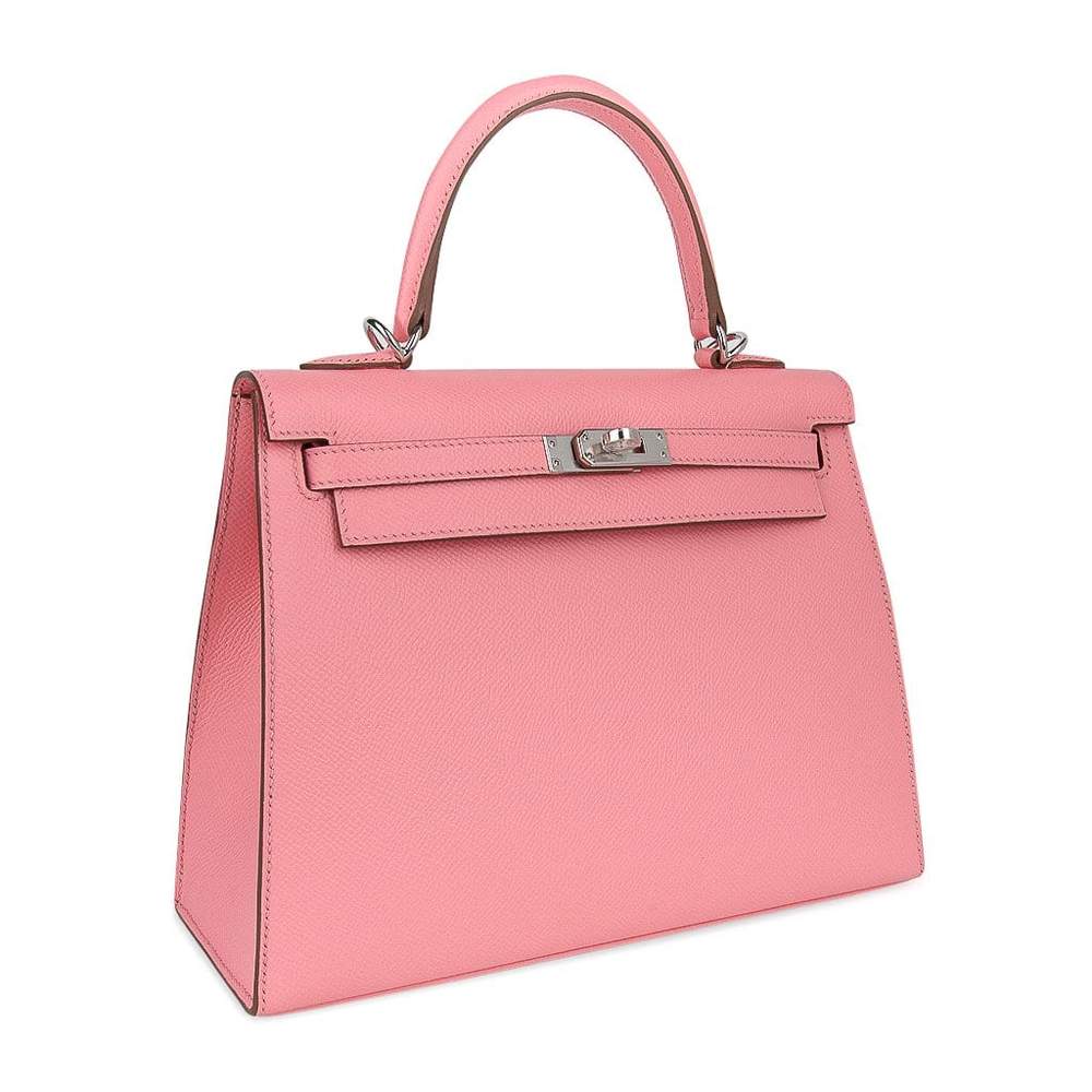 Hermès Kelly Sellier 25 Pink Rose Confetti Epsom PHW Bag、mySite、garminoutage.com