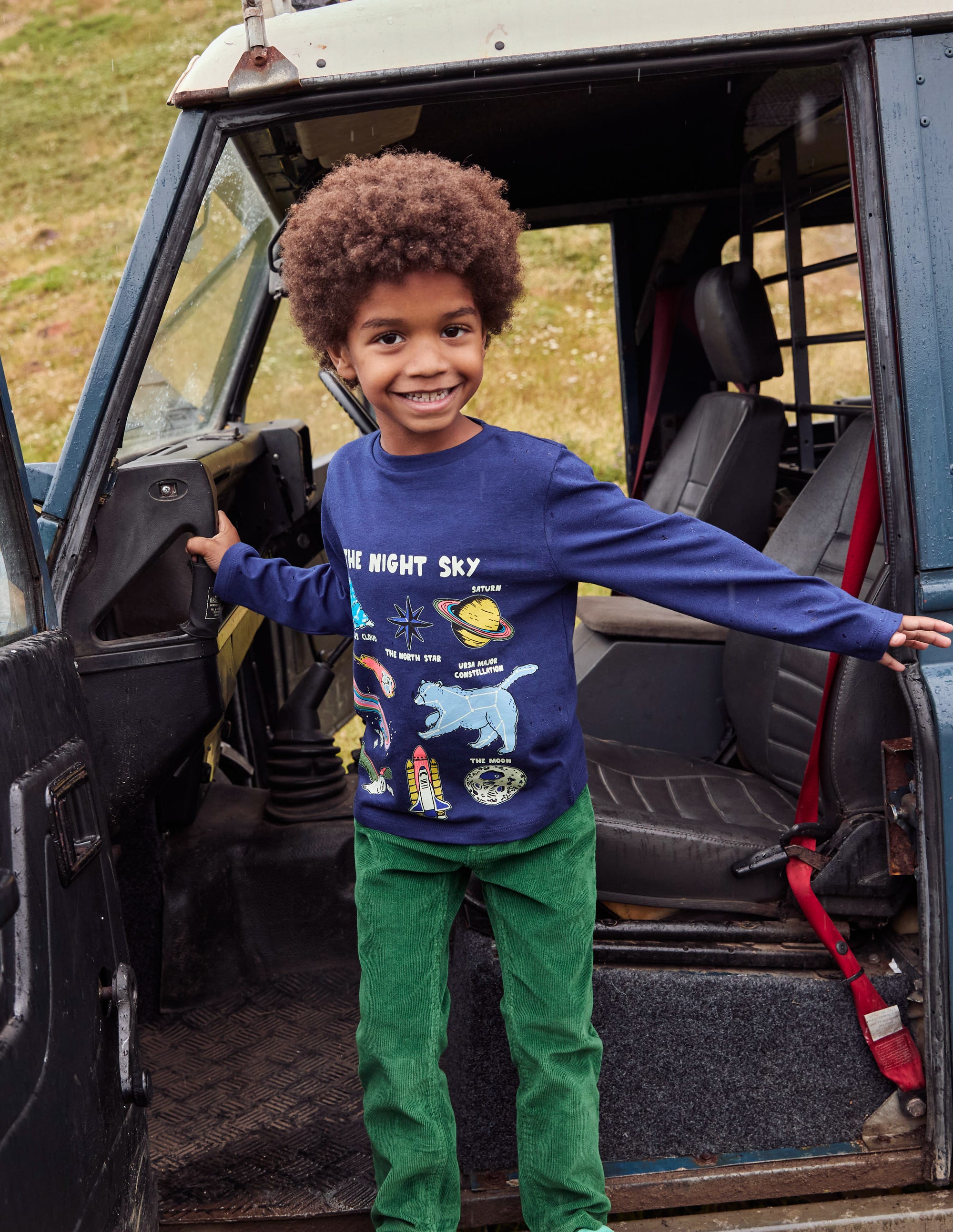  Glow-In-The-Dark T-Shirt-College Navy Night Sky、mySite、ashleygrahame