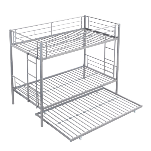 METAL BUNK BED WHITE、、casual