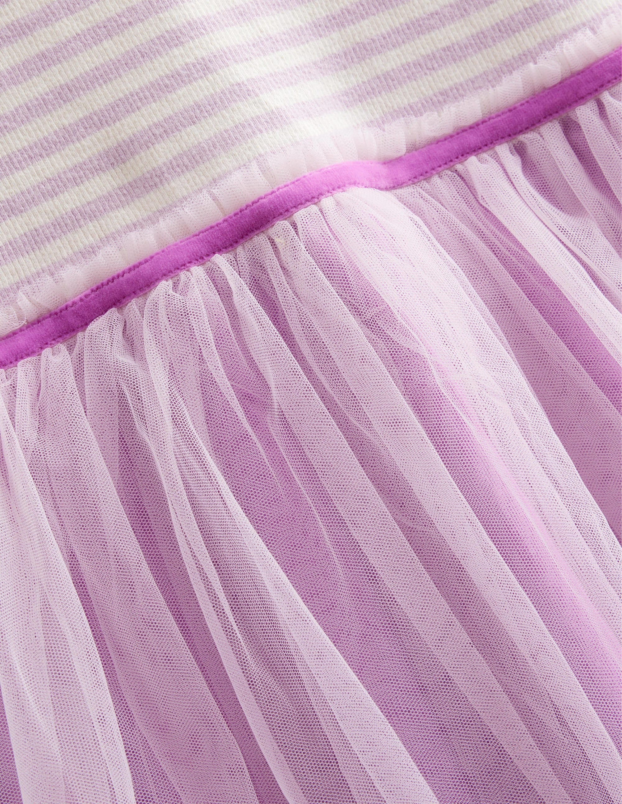  Jersey Tulle Mix Dress-Pale Sweet Pea、mySite、ashleygrahame