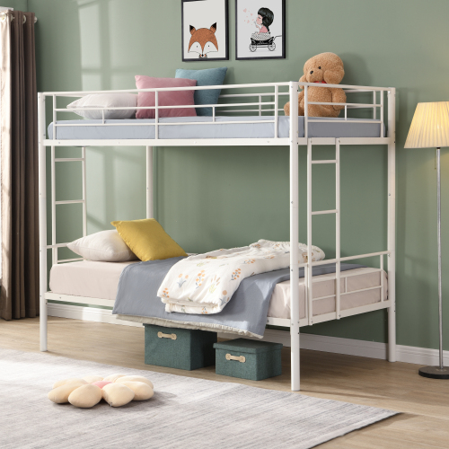 METAL BUNK BED WHITE、、casual
