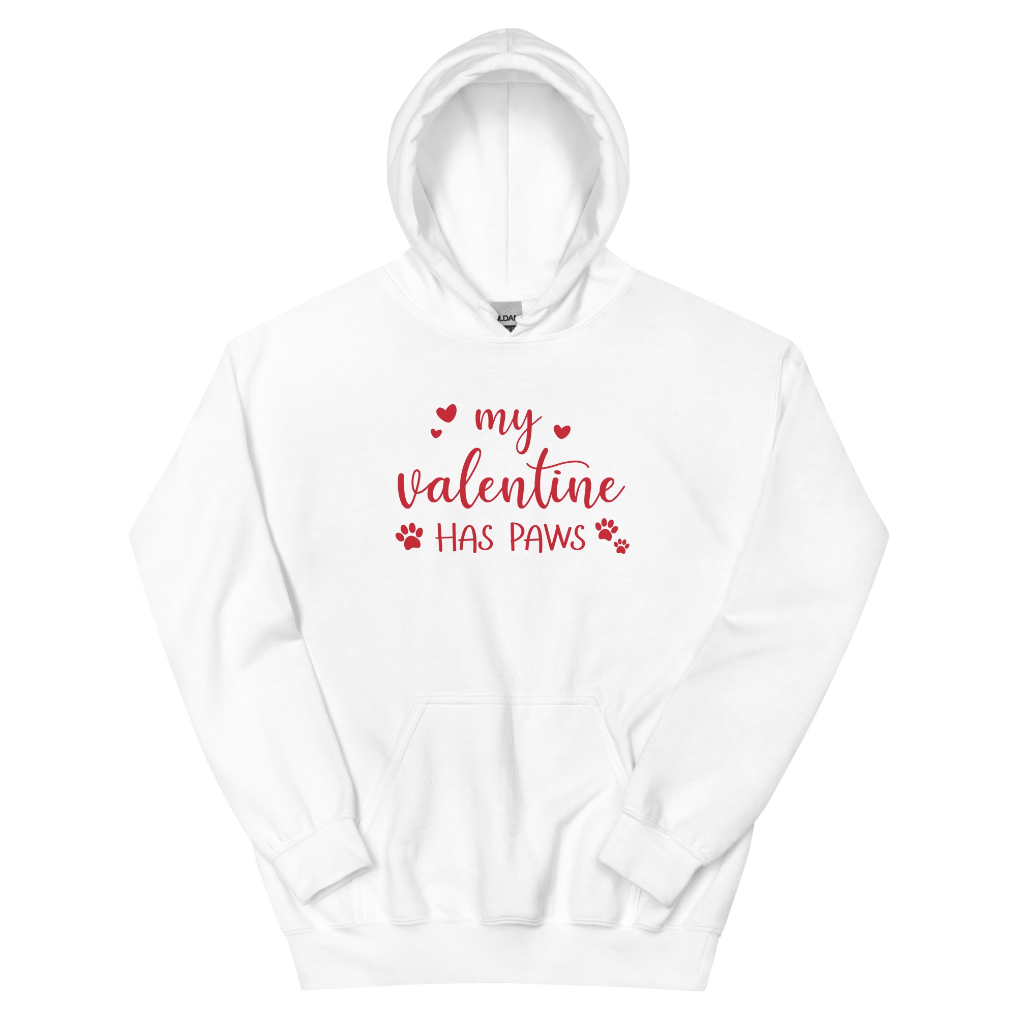 My Valentine Has Paws Hoodie、mySite、camillekostekn