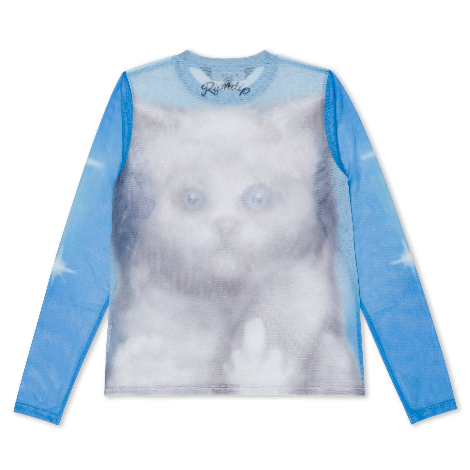  Sprinkles Long Sleeve Mesh Top (Light Blue)、mySite、merchandisen