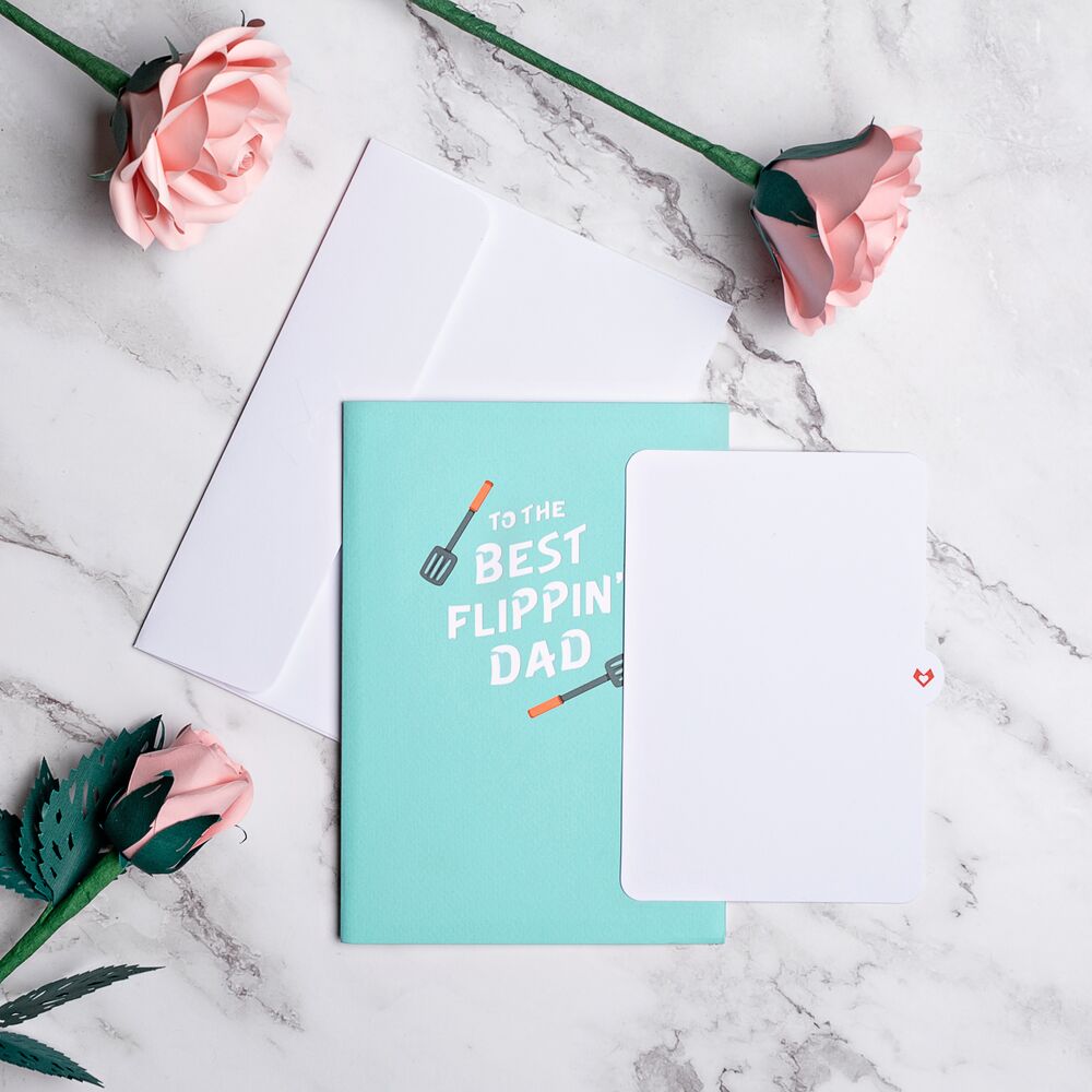 Best Flippin’ Dad Father's Day Pop-Up Card、mySite、solidvoid