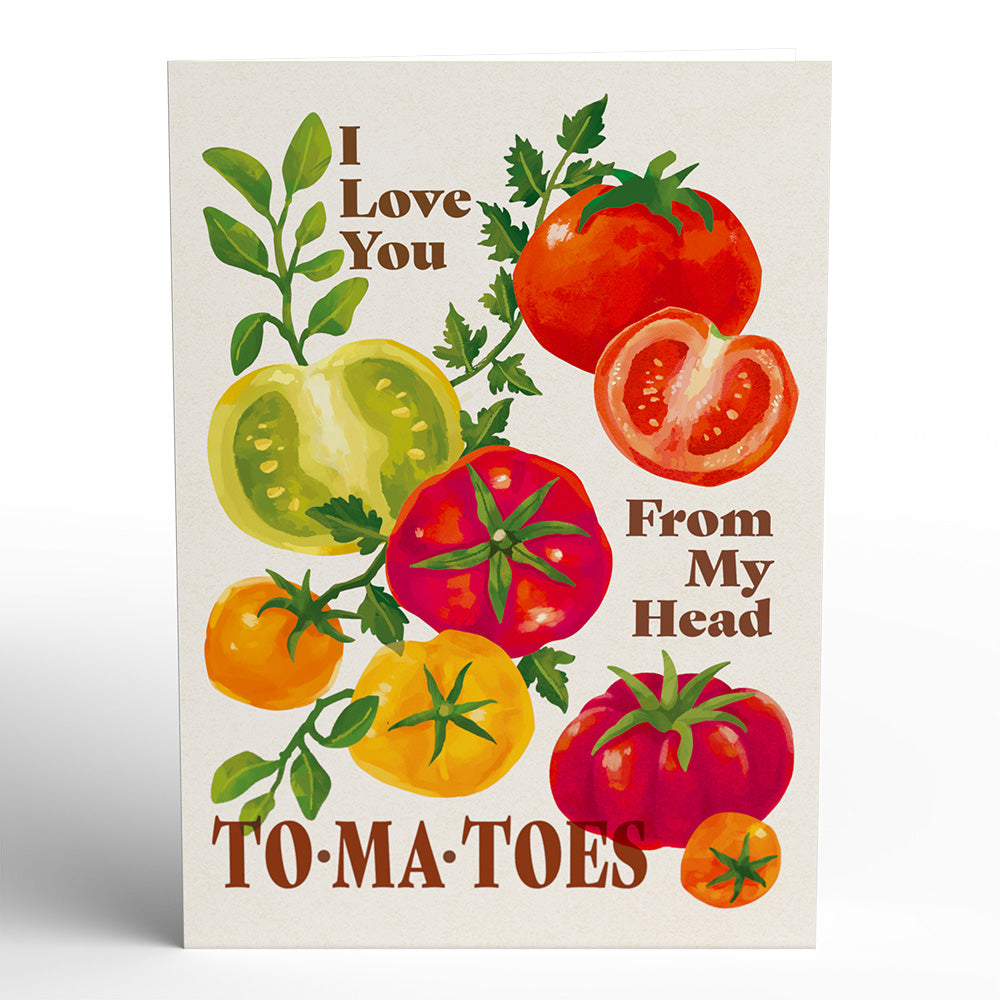 I Love You From Head To-ma-toes Pop-Up Card、mySite、solidvoid
