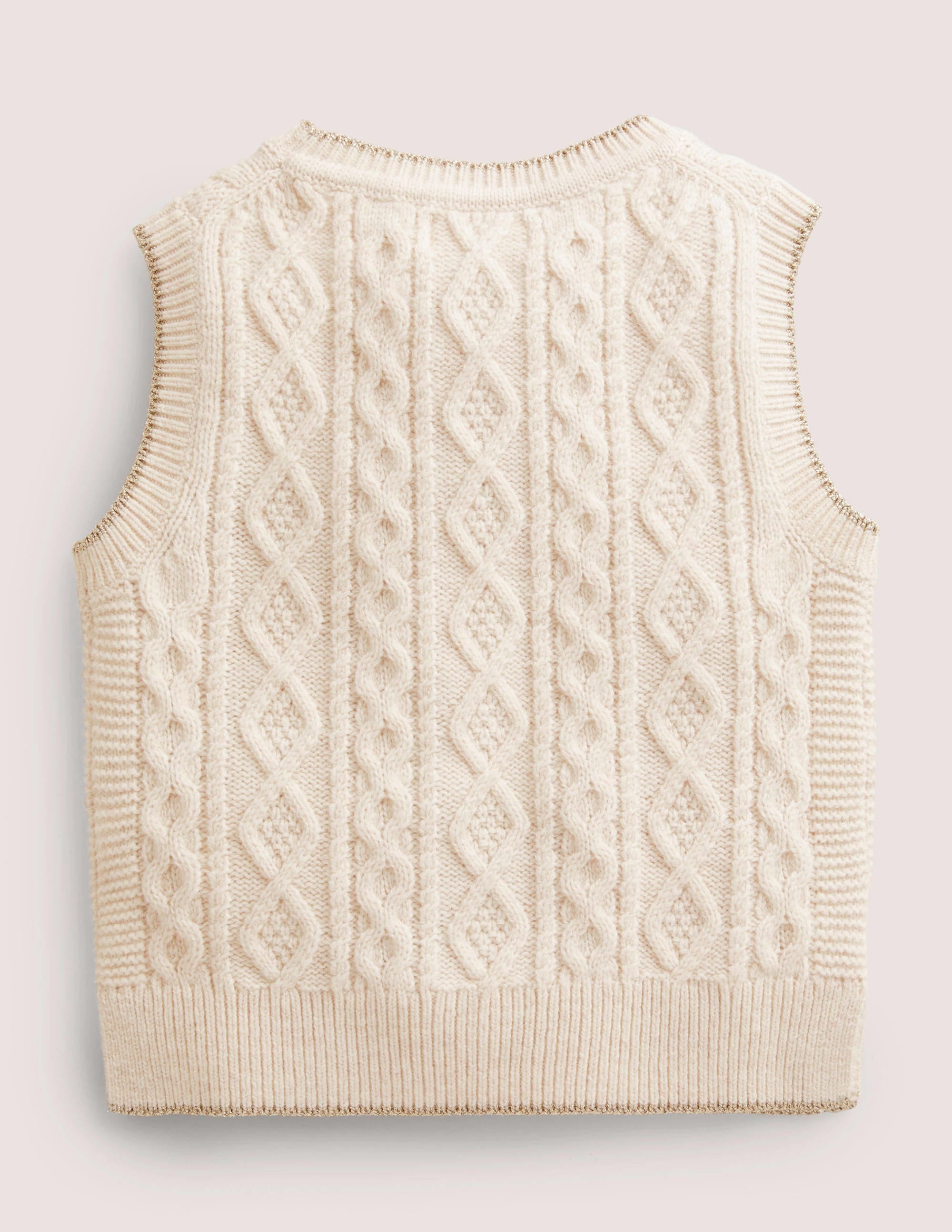  Knitted Tank Top-Ecru Marl、mySite、ashleygrahame