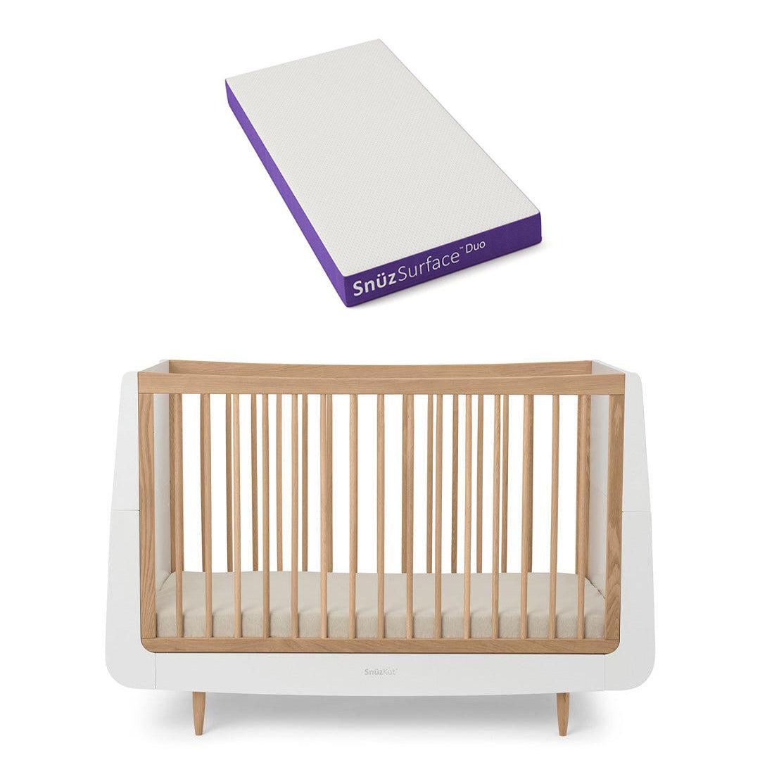  SnuzKot Cot Bed - The Natural Edit - Oak、mySite、merchandisen