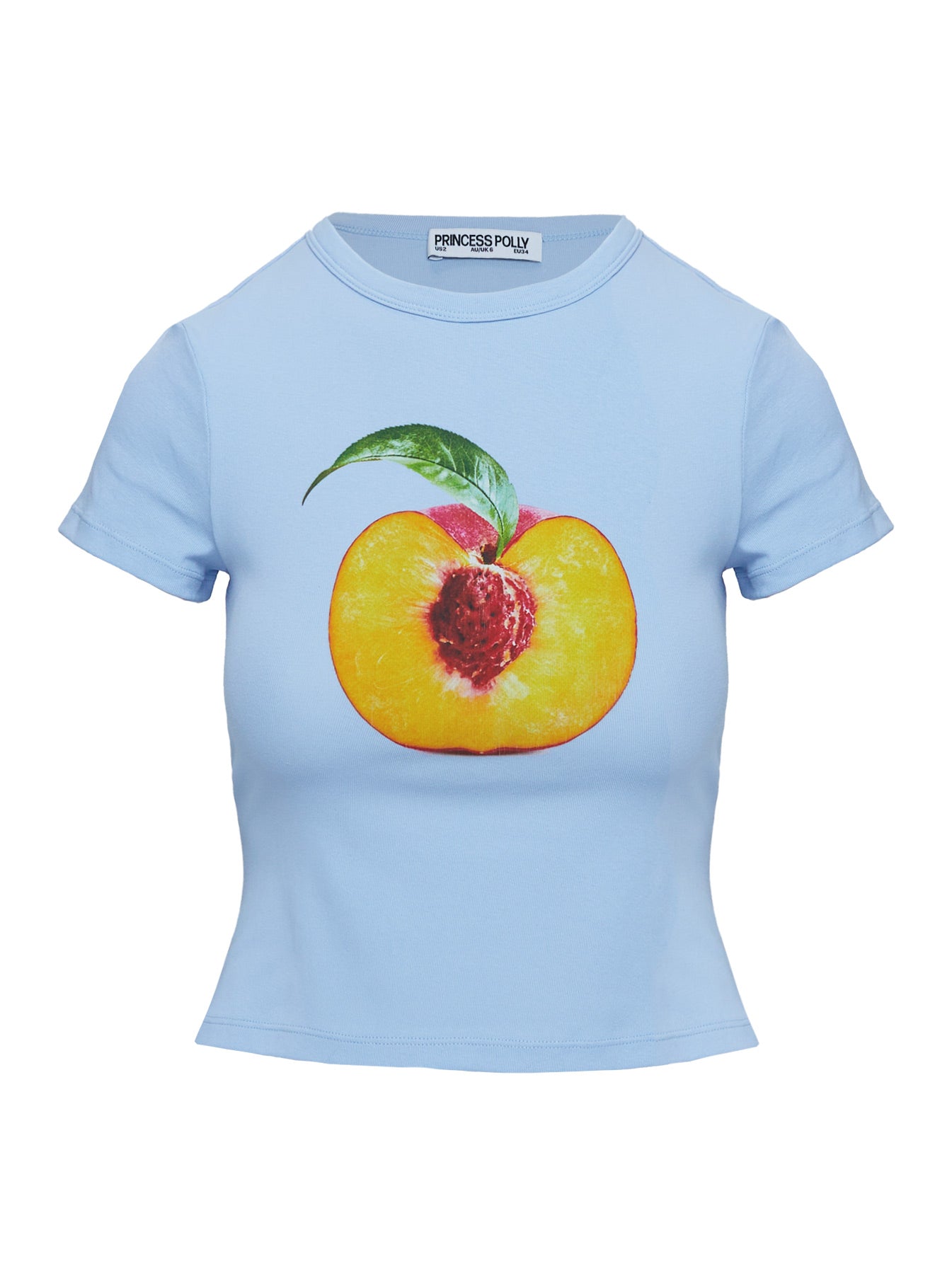 Peachy Baby Graphic Top Blue、mySite、solidvoid